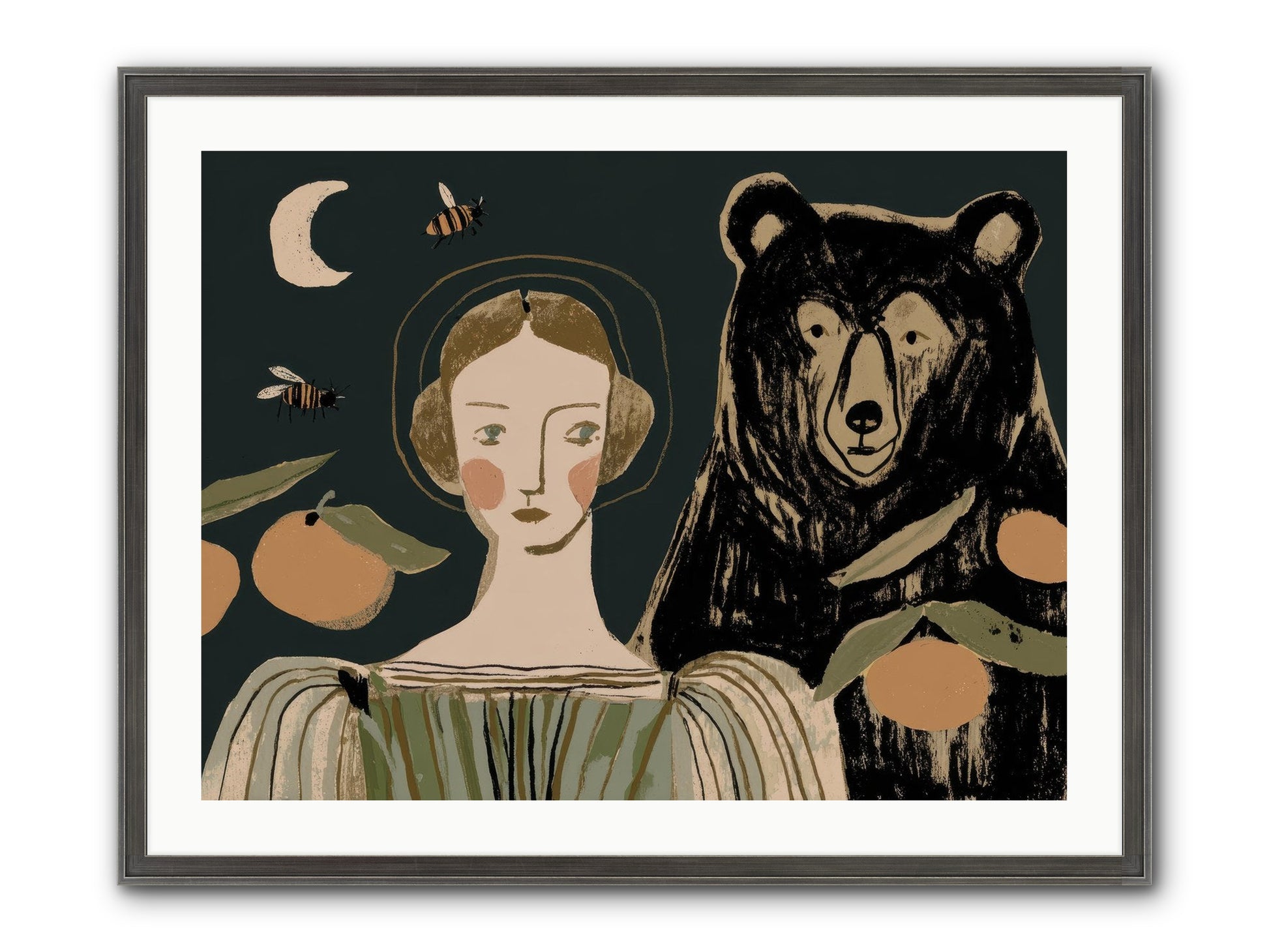 The Warmth Of Memory Framed Print - Slimwoods Black/Silver 32x24