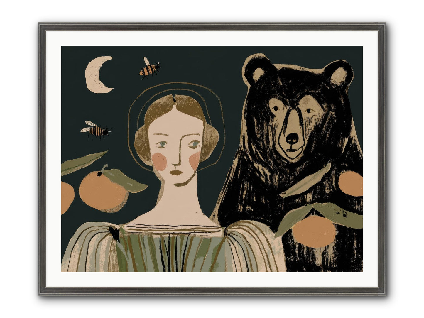 The Warmth Of Memory Framed Print - Slimwoods Black/Silver 40x30