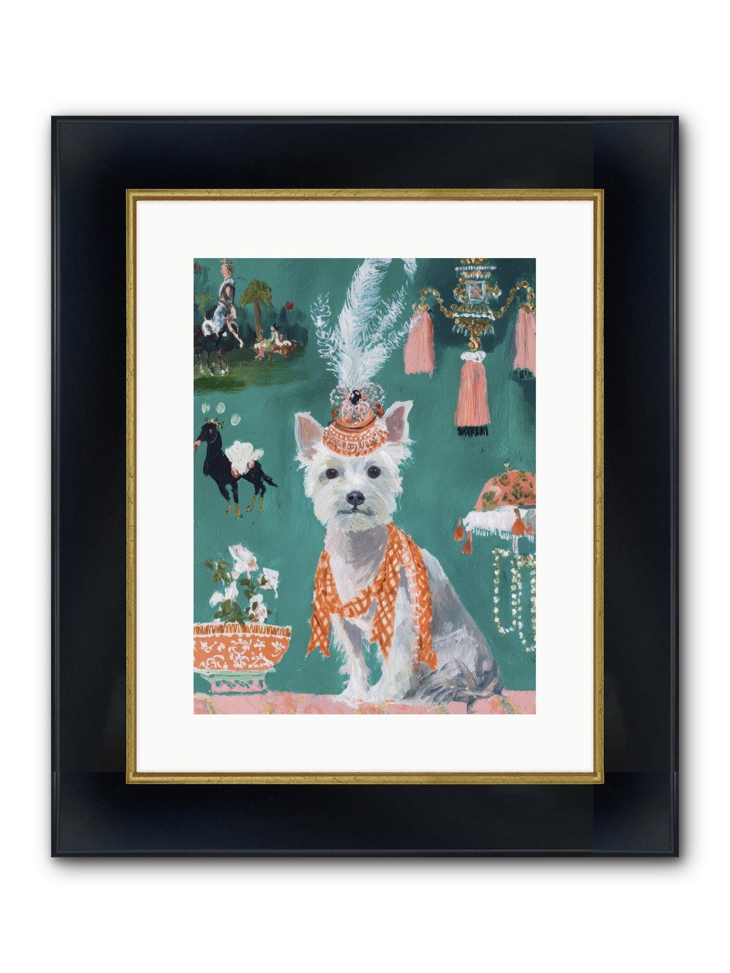 The Whisper Of Gladness Framed Print - Wide Black w/Gold 12x16