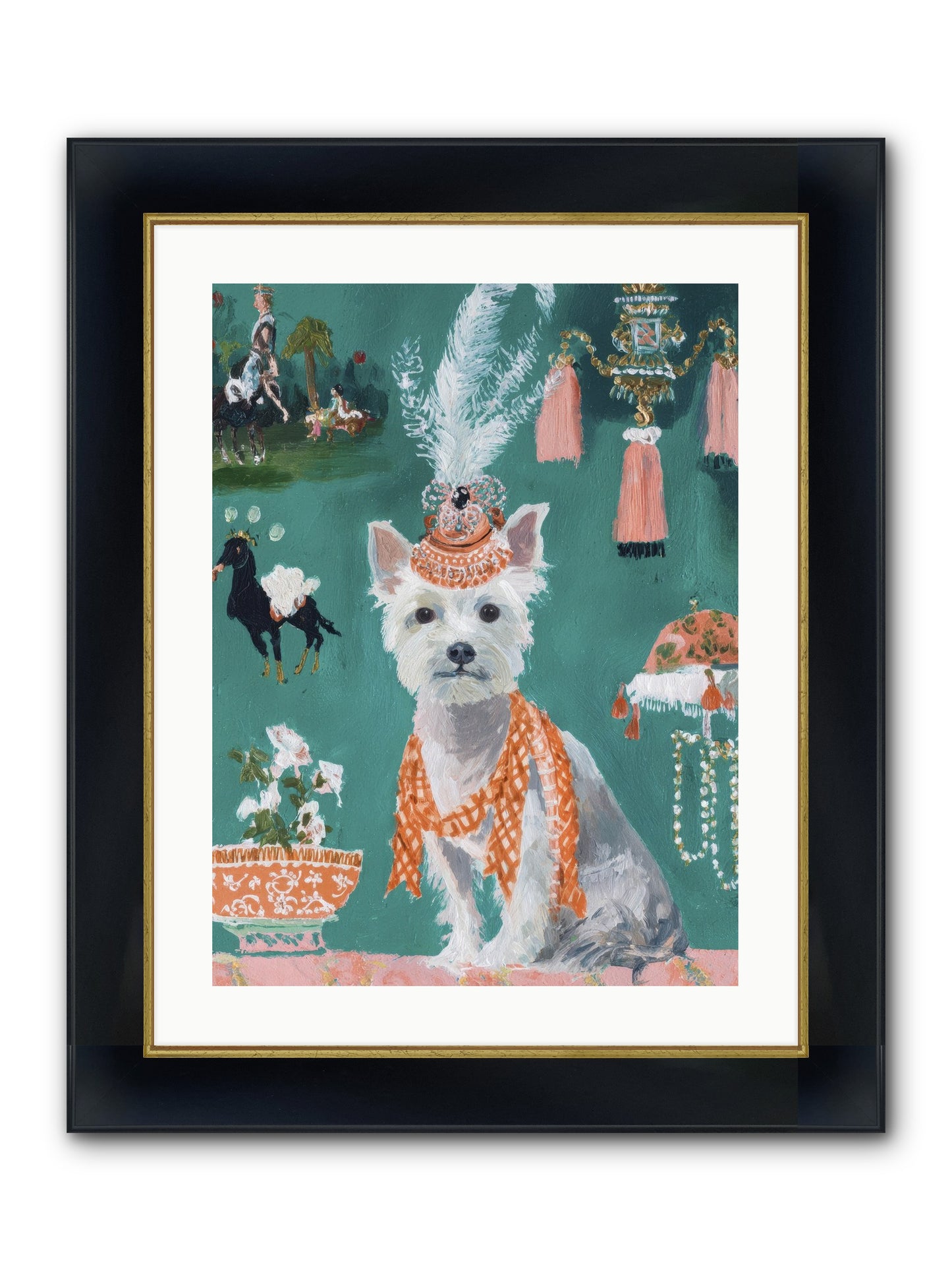 The Whisper Of Gladness Framed Print - Wide Black w/Gold 18x24