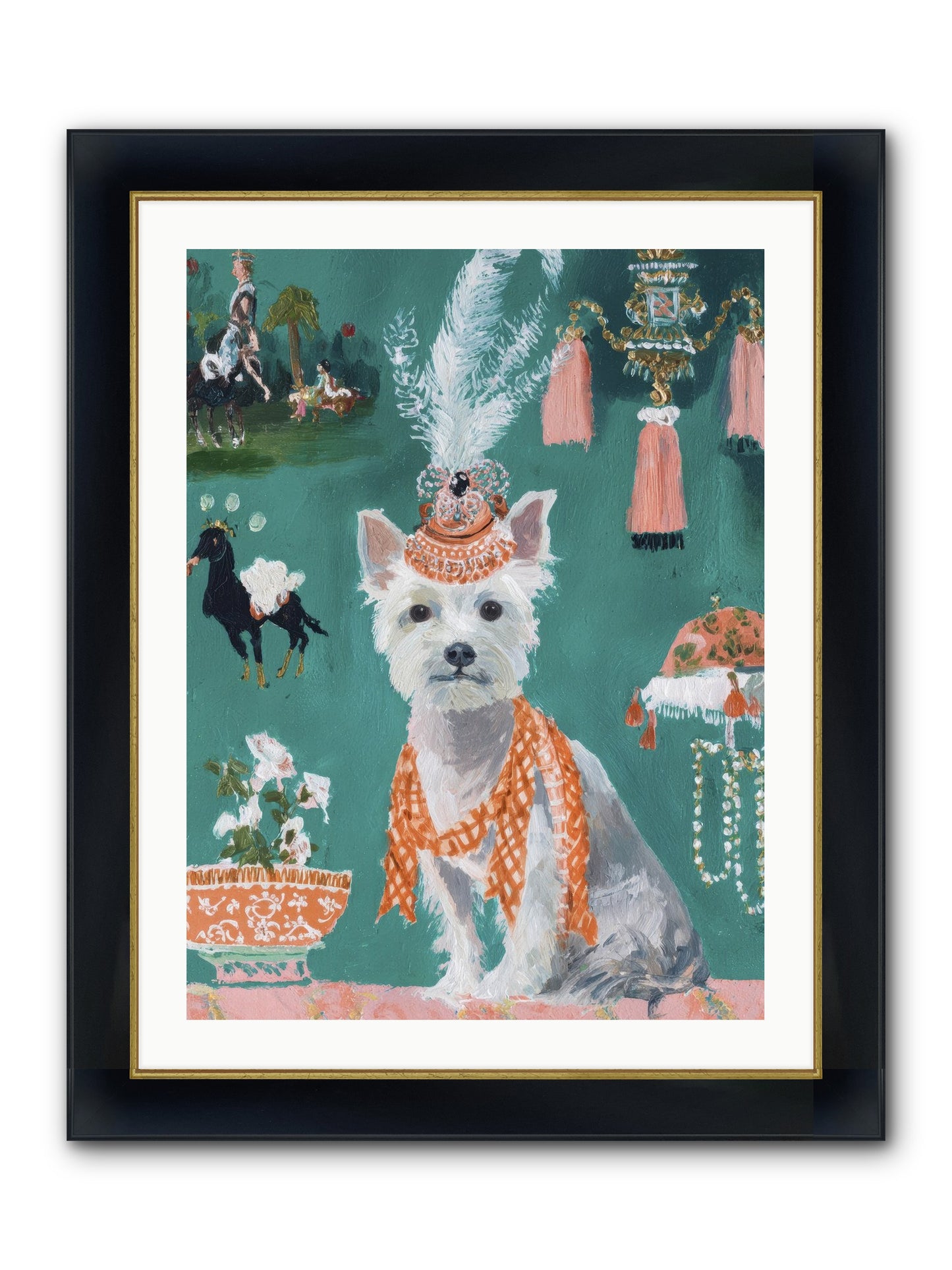 The Whisper Of Gladness Framed Print - Wide Black w/Gold 24x32