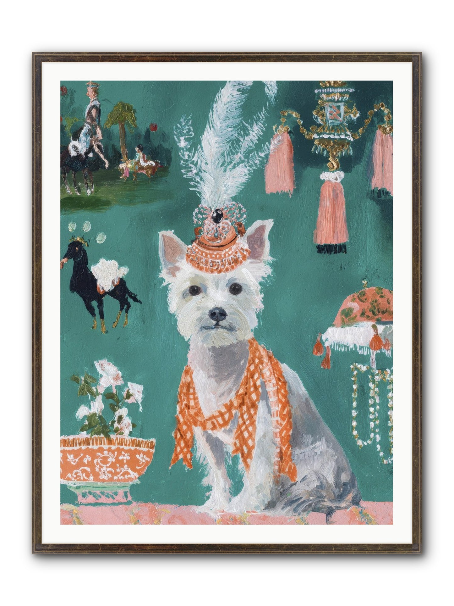 The Whisper Of Gladness Framed Print - Slimwoods Black/Gold 36x48