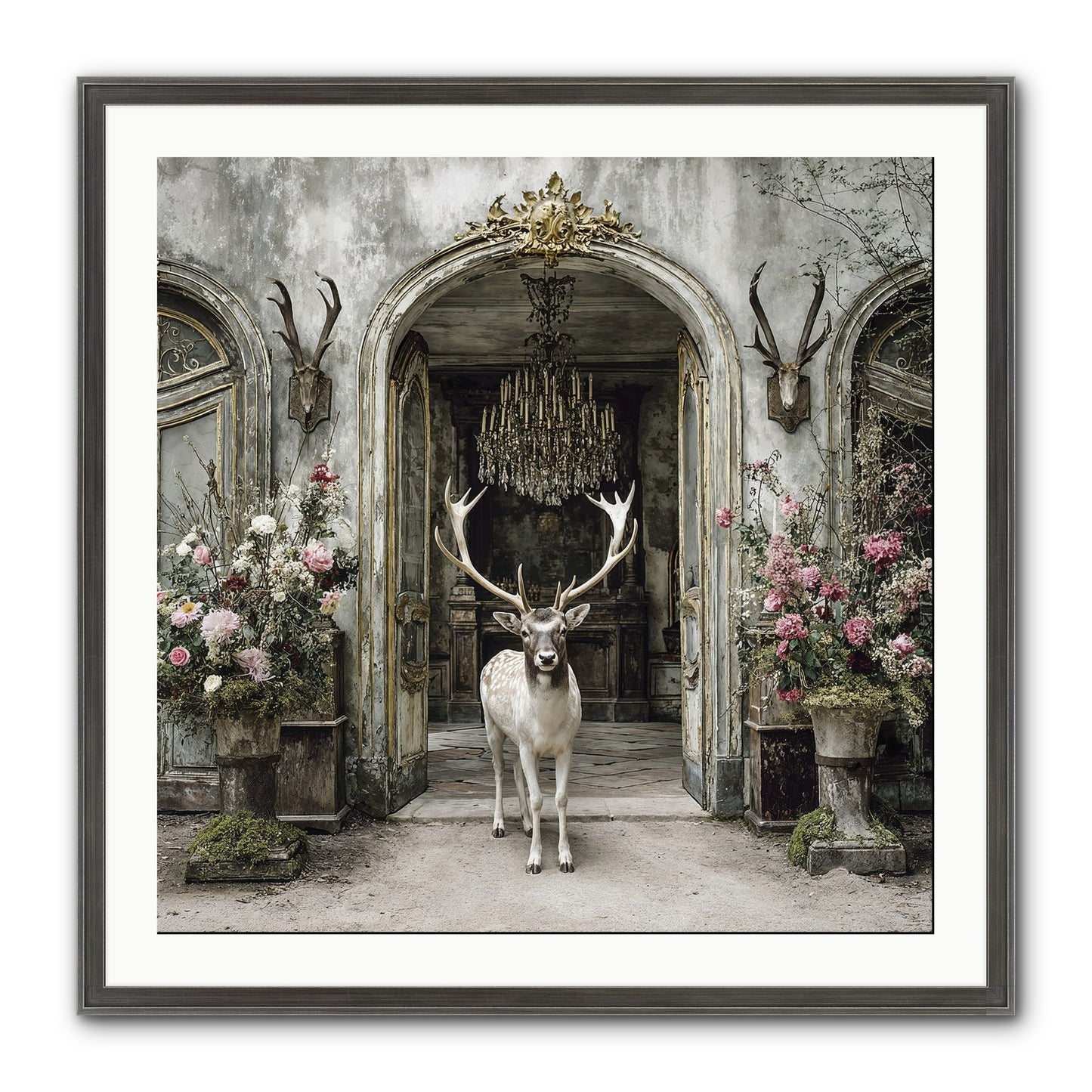 The Wild Orchard Guest Framed Print - Slimwoods Black/Silver 30x30