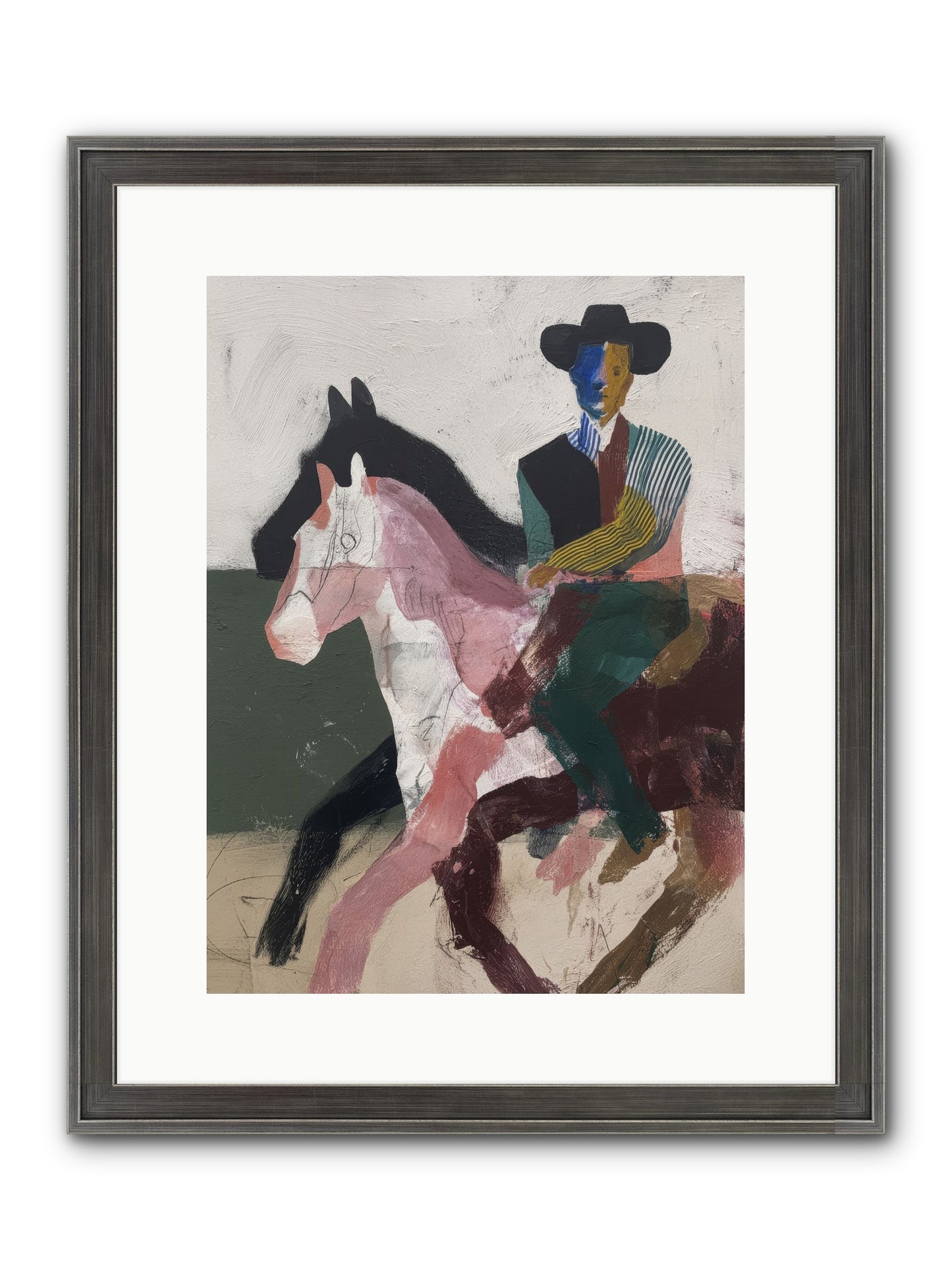 The Wind Chaser Framed Print - Slimwoods Black/Silver 12x16