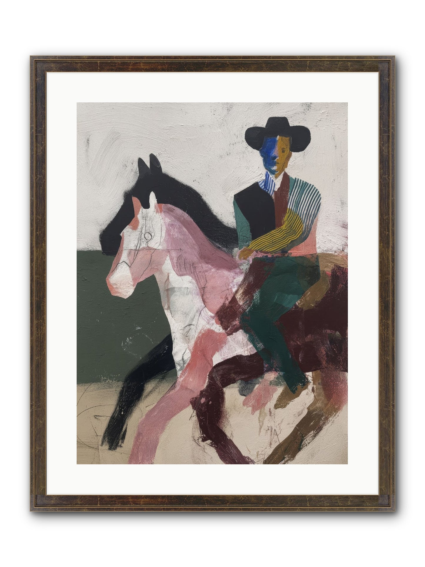 The Wind Chaser Framed Print - Slimwoods Black/Gold 18x24
