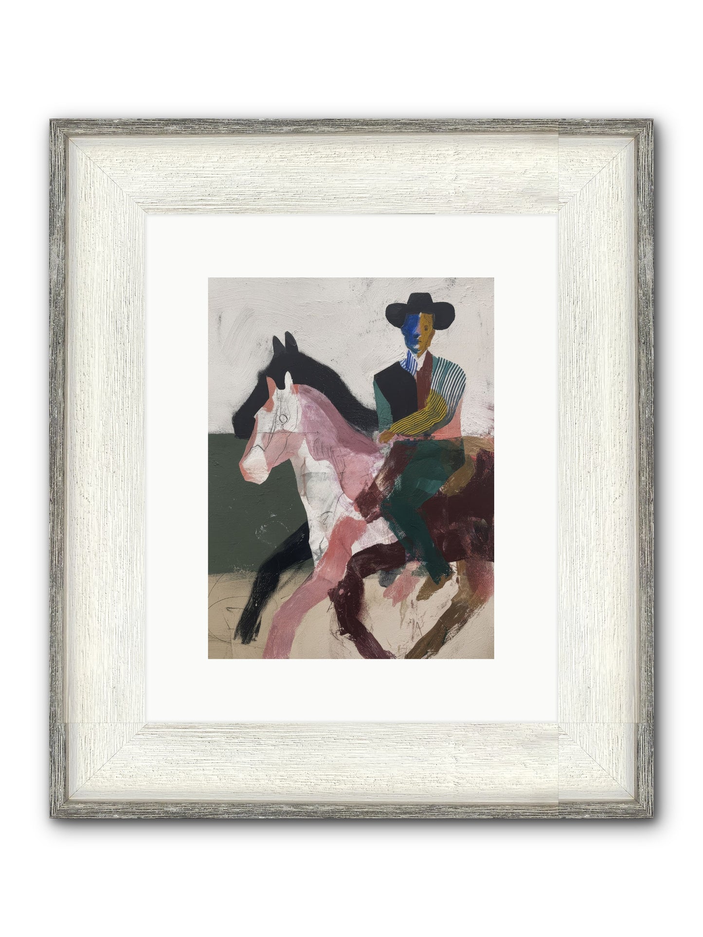 The Wind Chaser Framed Print - Driftwood White 9x12