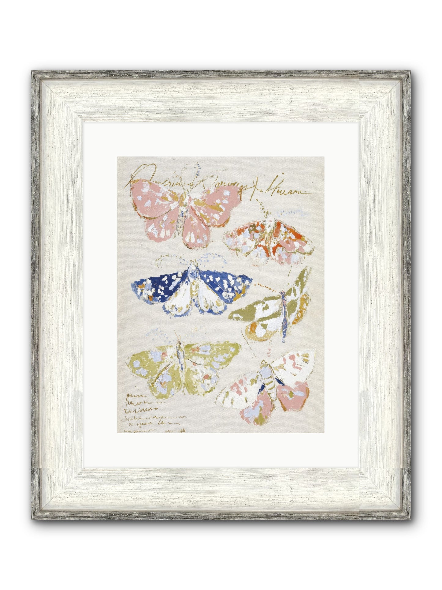 The Window At Villa Lemon Framed Print - Driftwood White 12x16