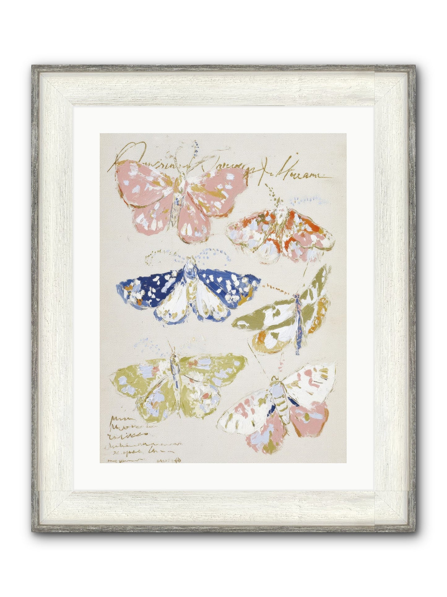 The Window At Villa Lemon Framed Print - Driftwood White 18x24