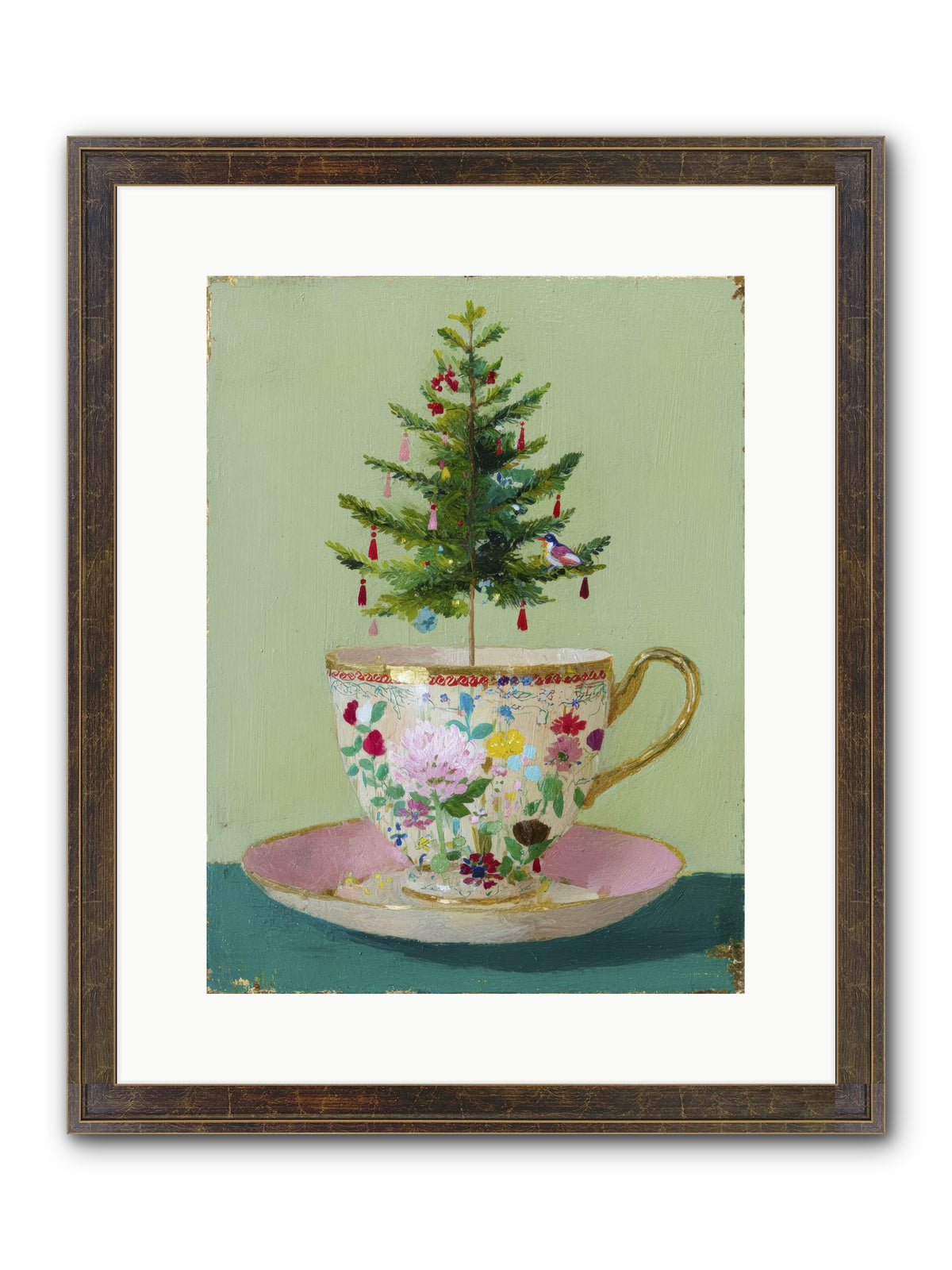 The Wish Framed Print - Slimwoods Black/Gold 12x16