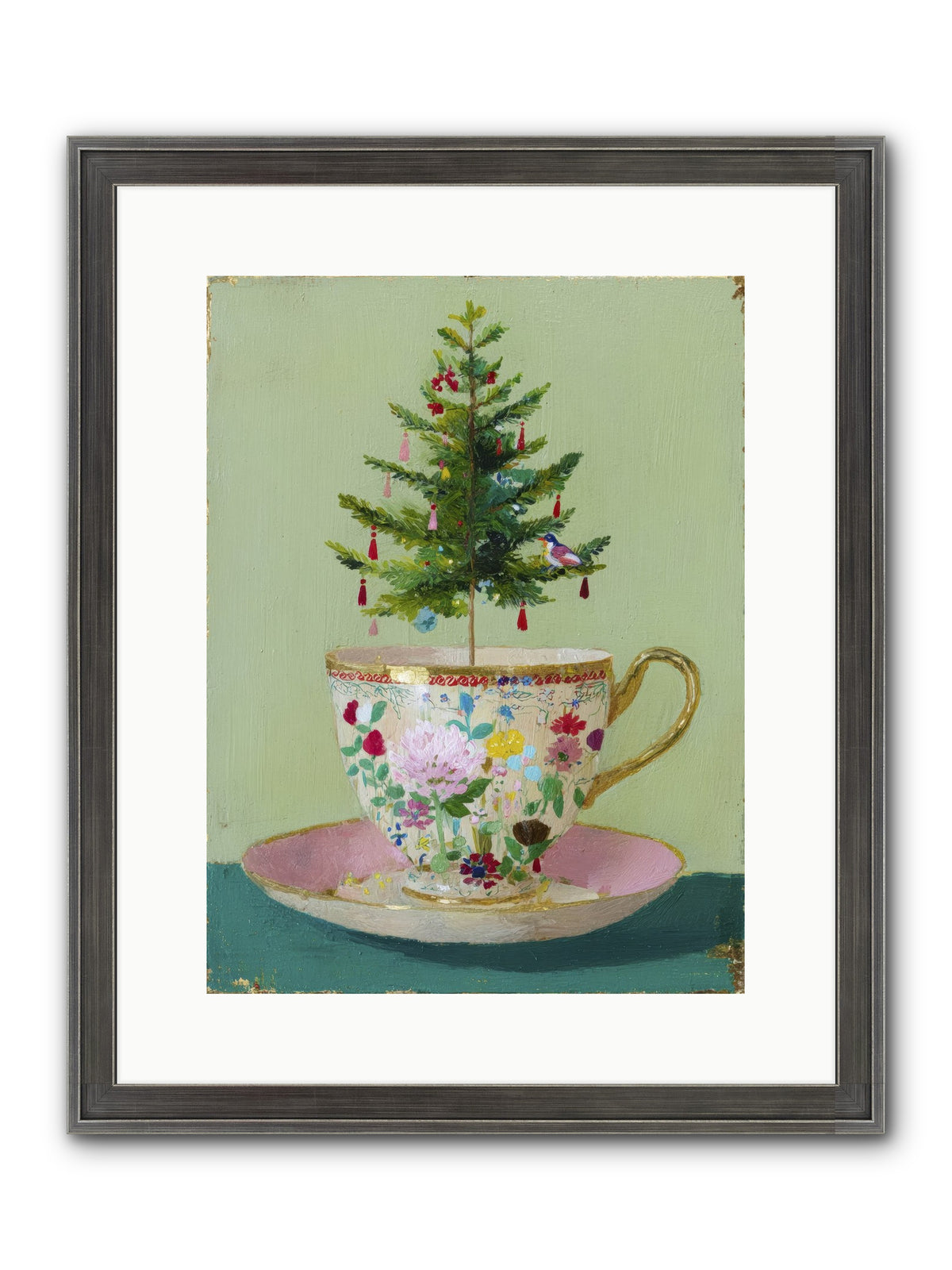 The Wish Framed Print - Slimwoods Black/Silver 12x16