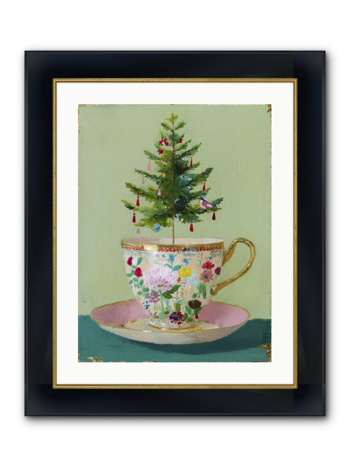 The Wish Framed Print - Wide Black w/Gold 18x24