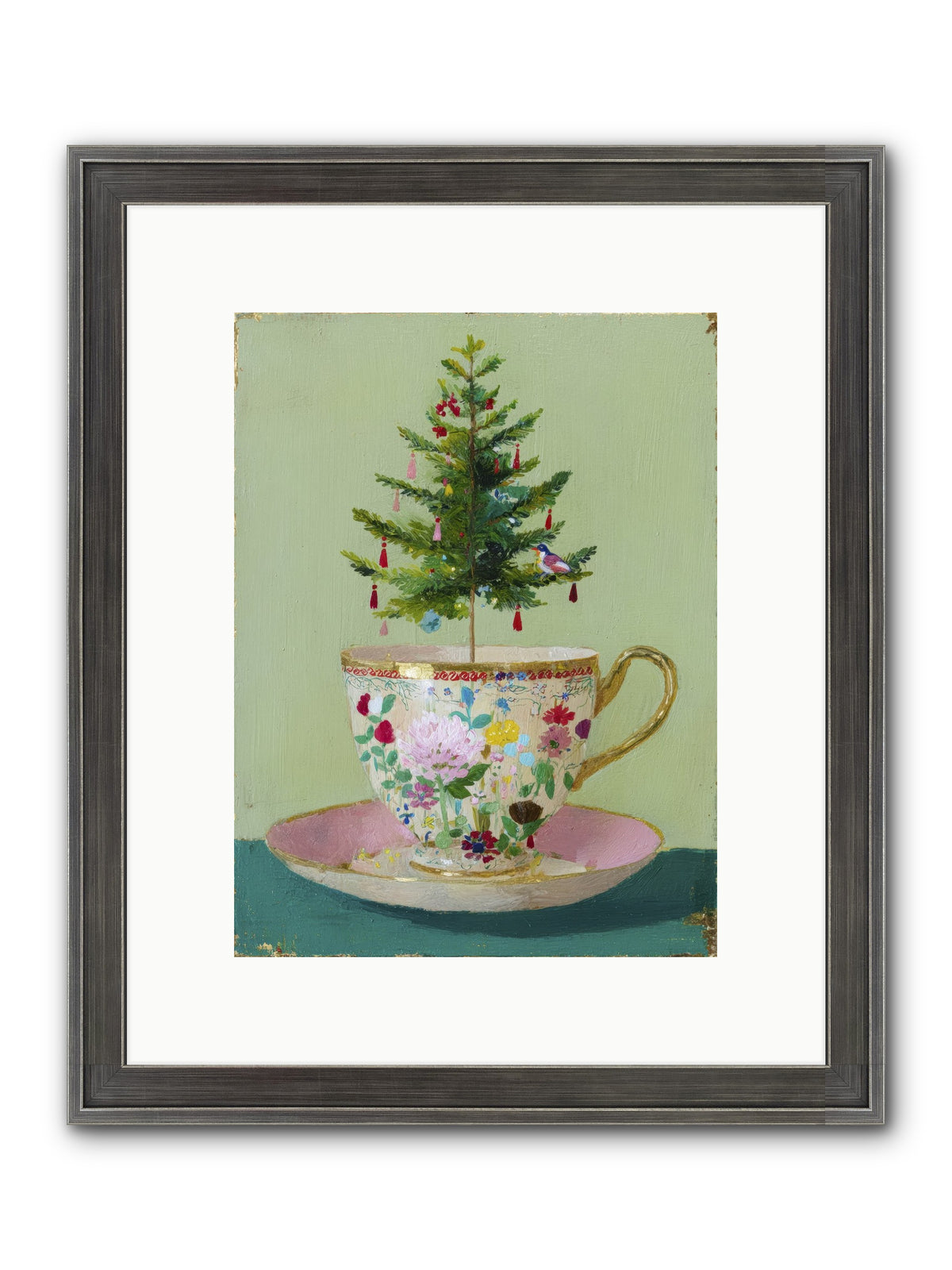 The Wish Framed Print - Slimwoods Black/Silver 9x12