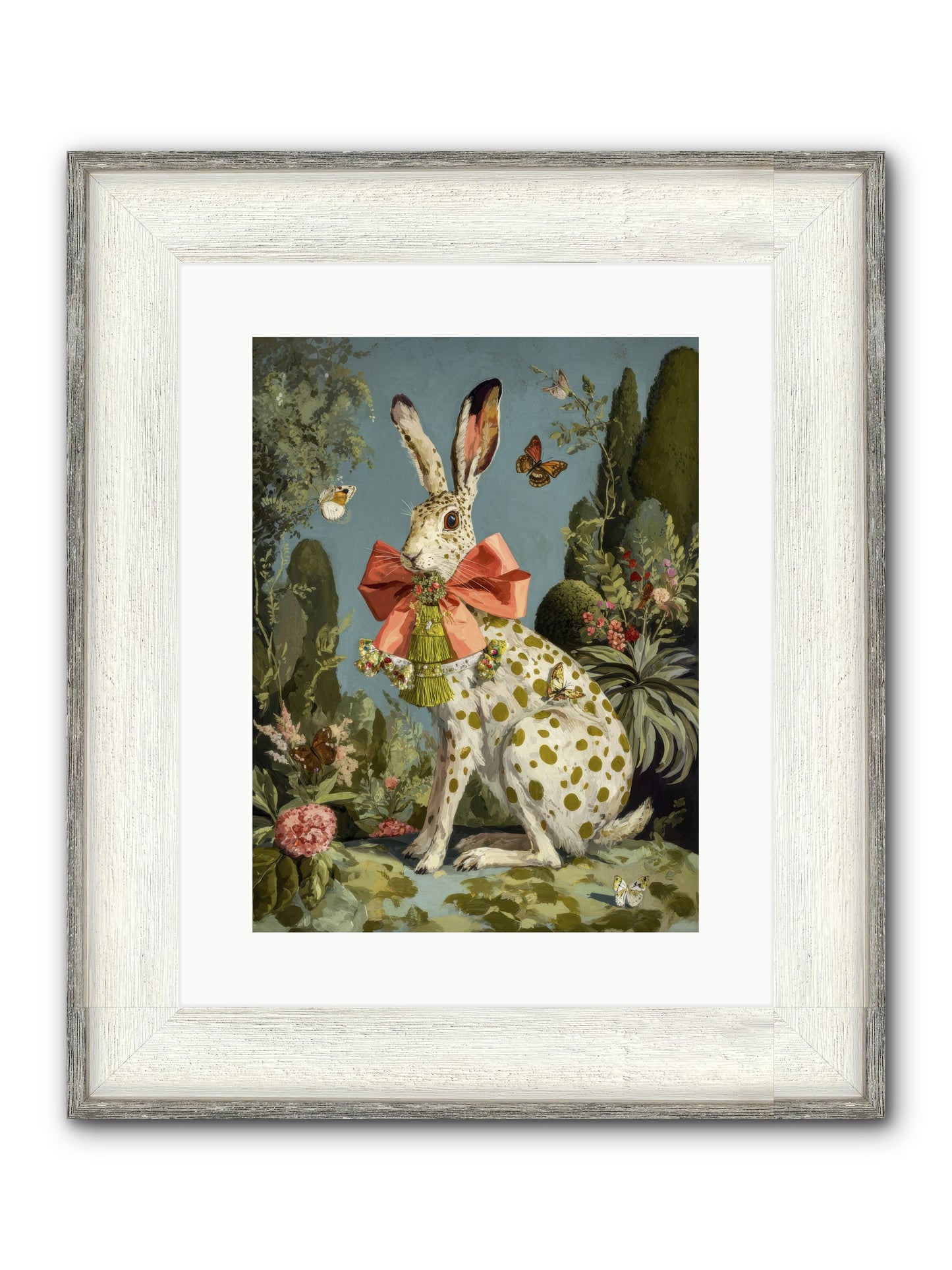 The Wistful Tapestry No.1 Framed Print - Driftwood White 12x16
