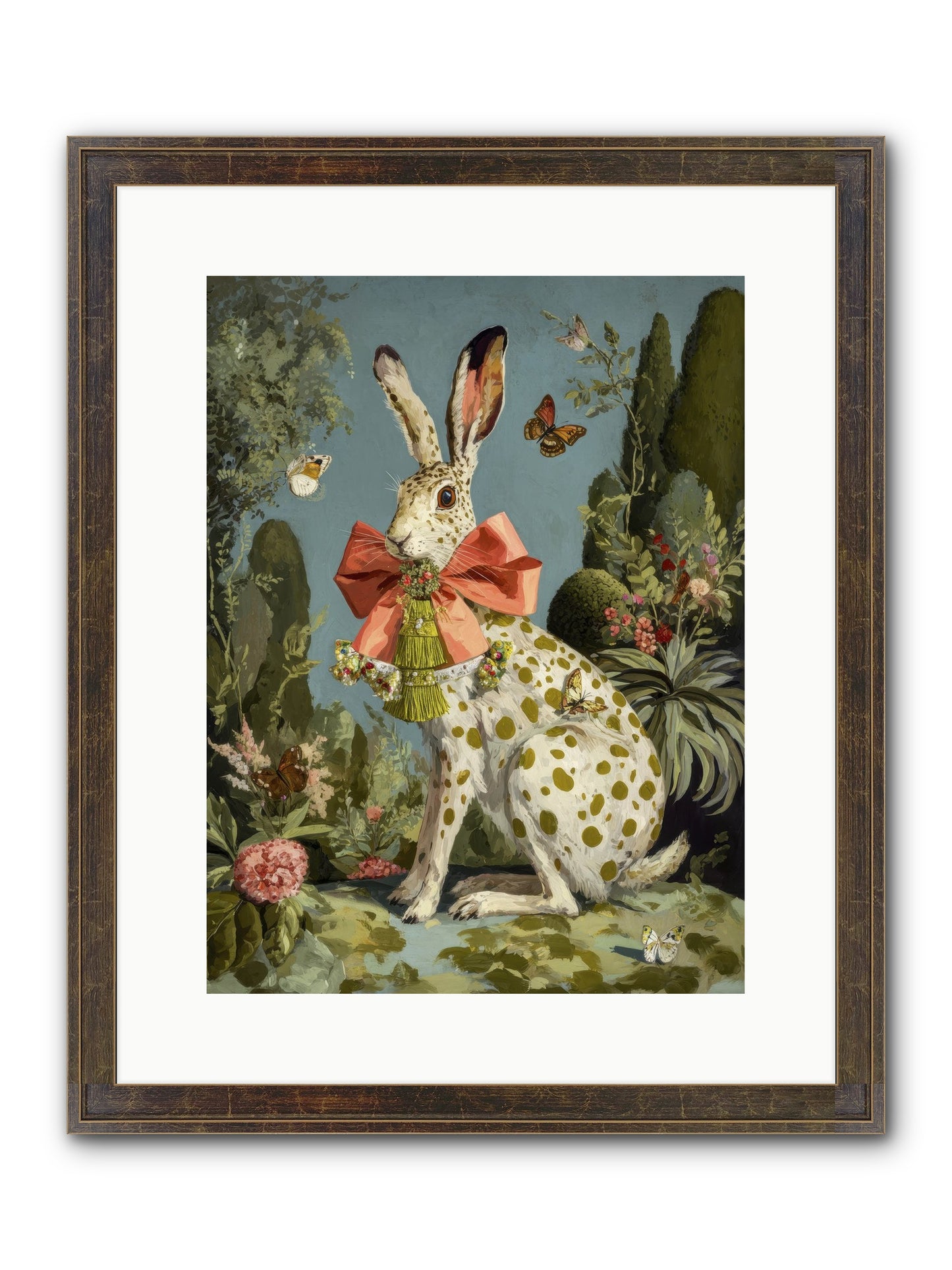 The Wistful Tapestry No.1 Framed Print - Slimwoods Black/Gold 12x16