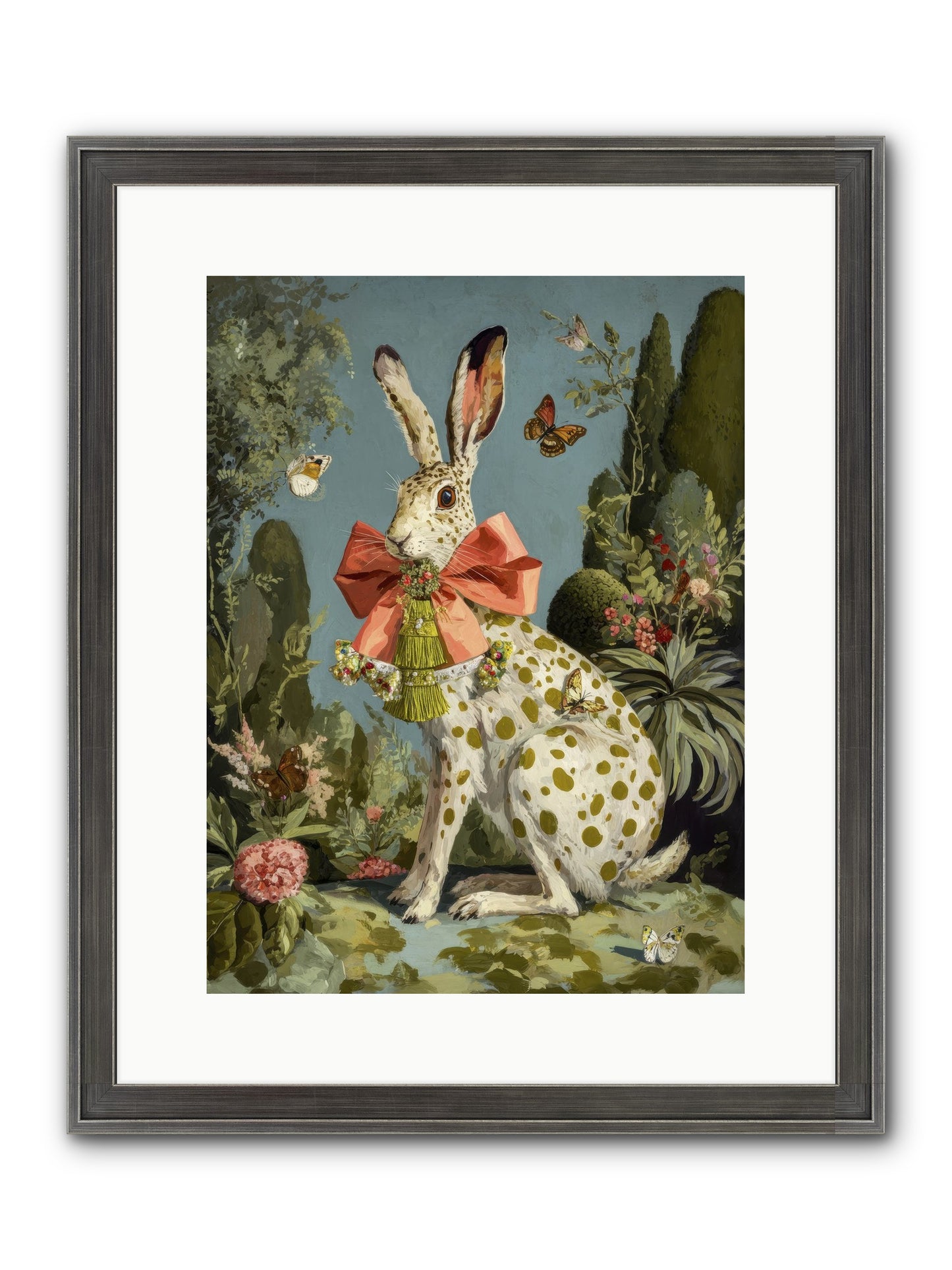 The Wistful Tapestry No.1 Framed Print - Slimwoods Black/Silver 12x16