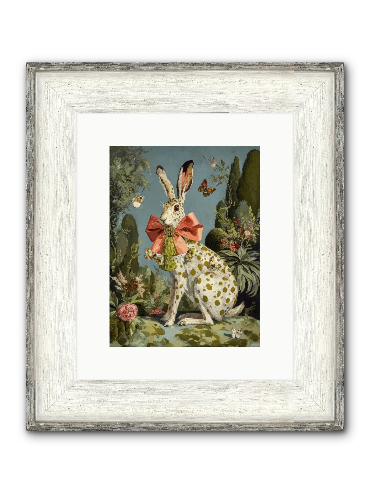 The Wistful Tapestry No.1 Framed Print - Driftwood White 9x12