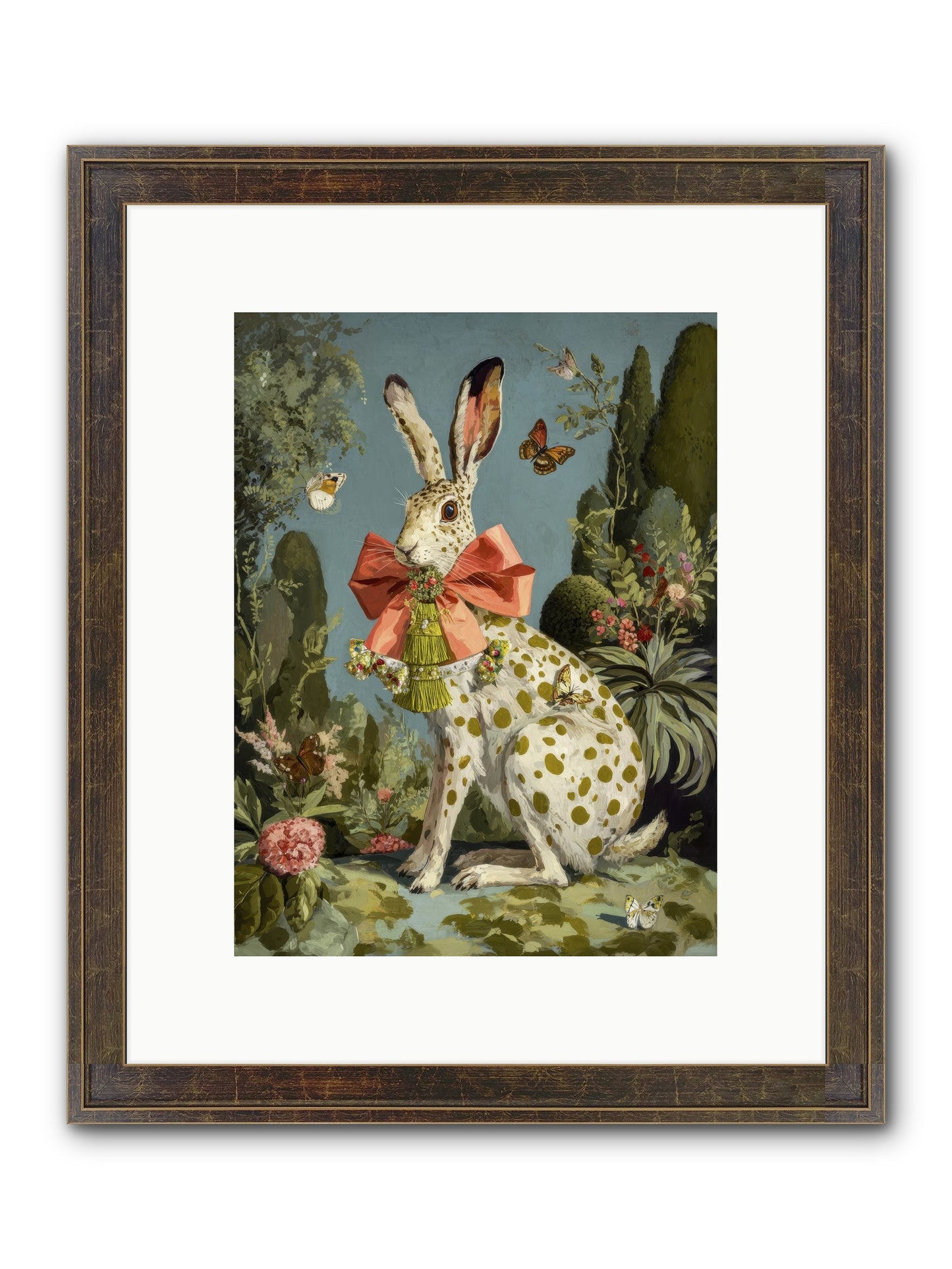 The Wistful Tapestry No.1 Framed Print - Slimwoods Black/Gold 9x12