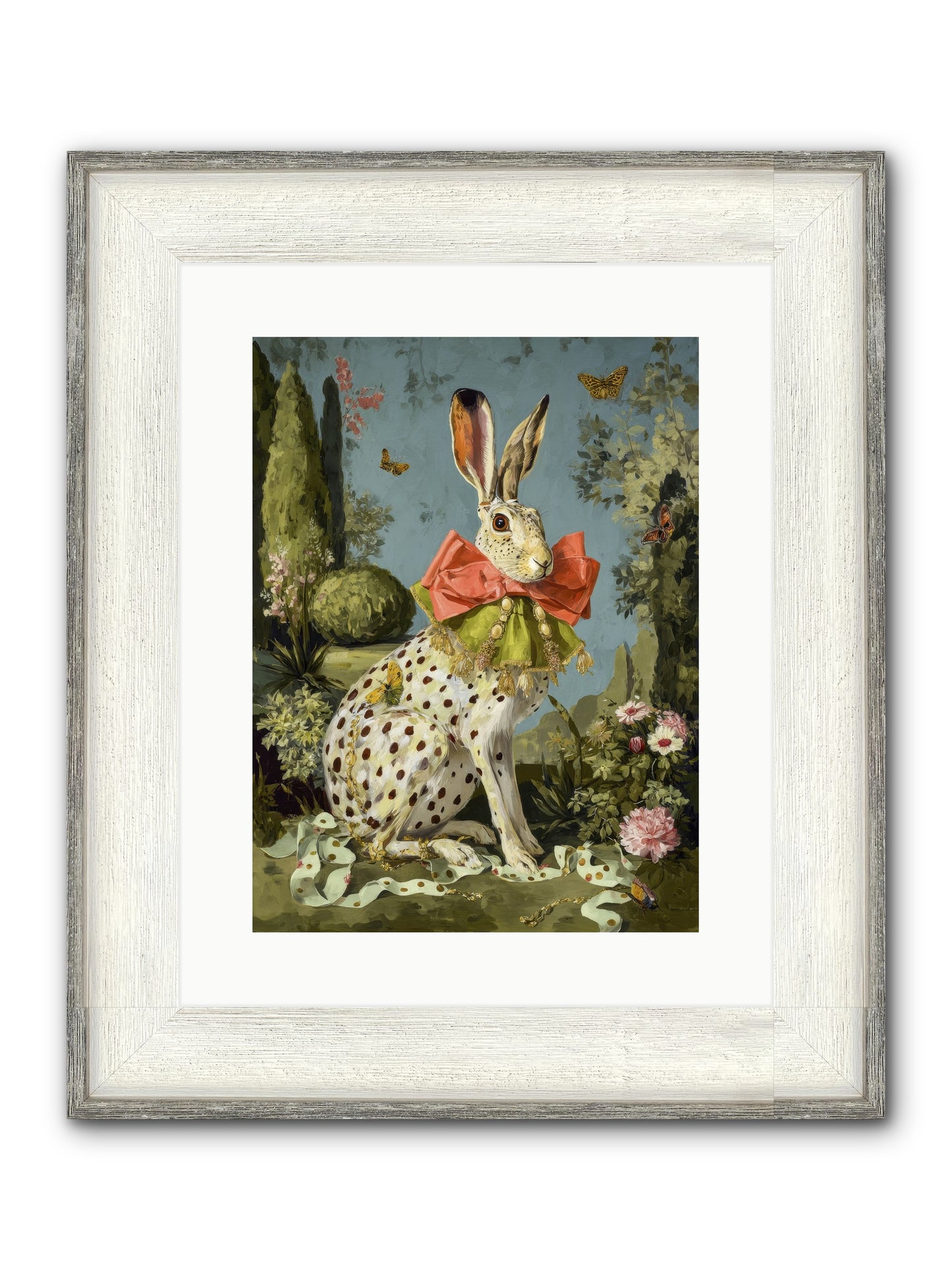 The Wistful Tapestry No.2 Framed Print - Driftwood White 12x16