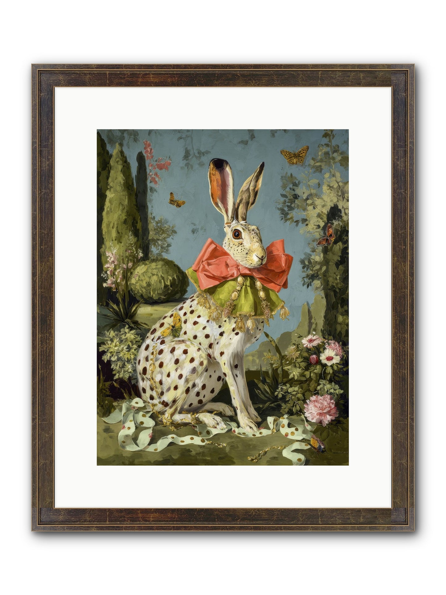 The Wistful Tapestry No.2 Framed Print - Slimwoods Black/Gold 12x16