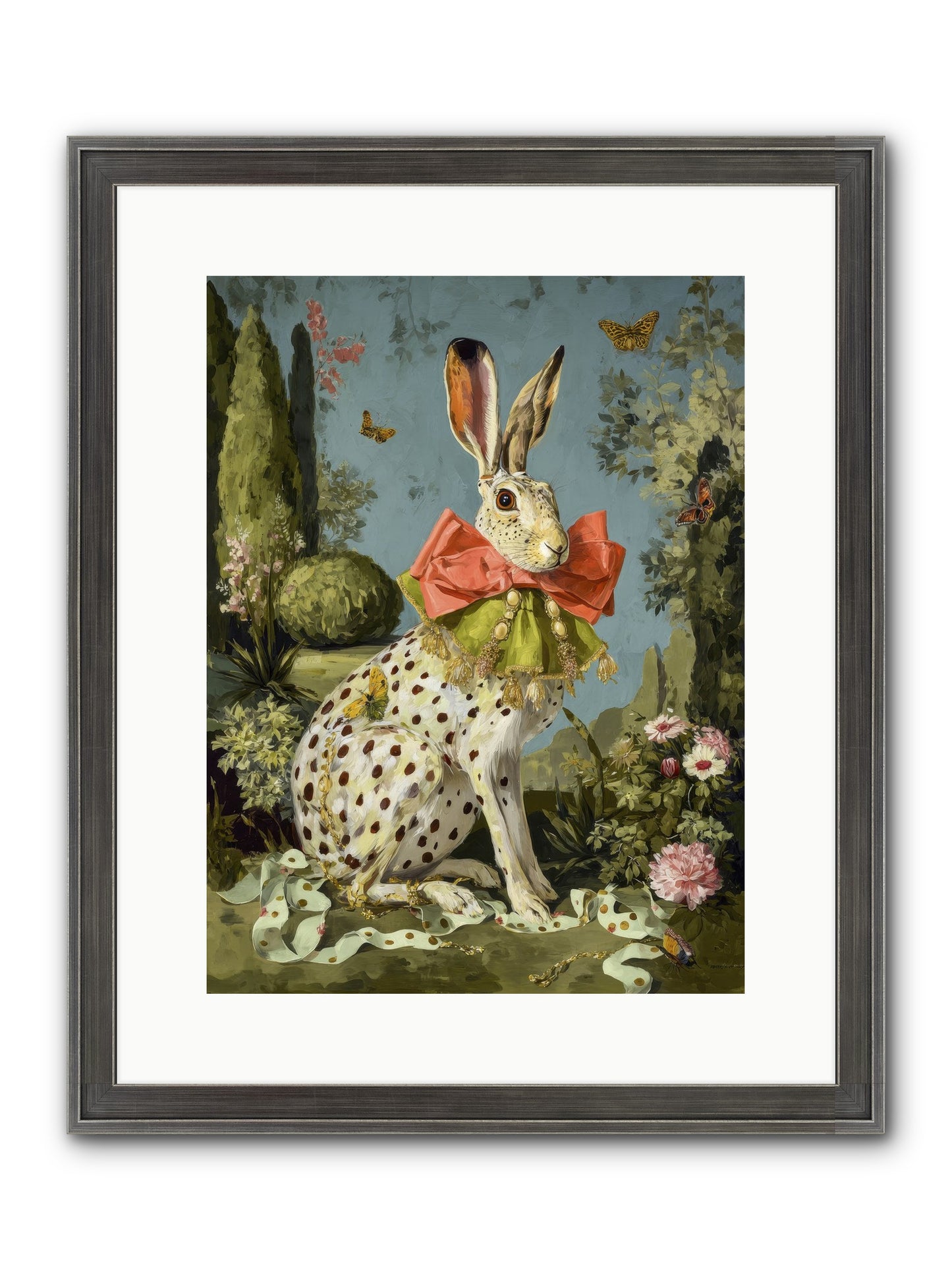 The Wistful Tapestry No.2 Framed Print - Slimwoods Black/Silver 12x16