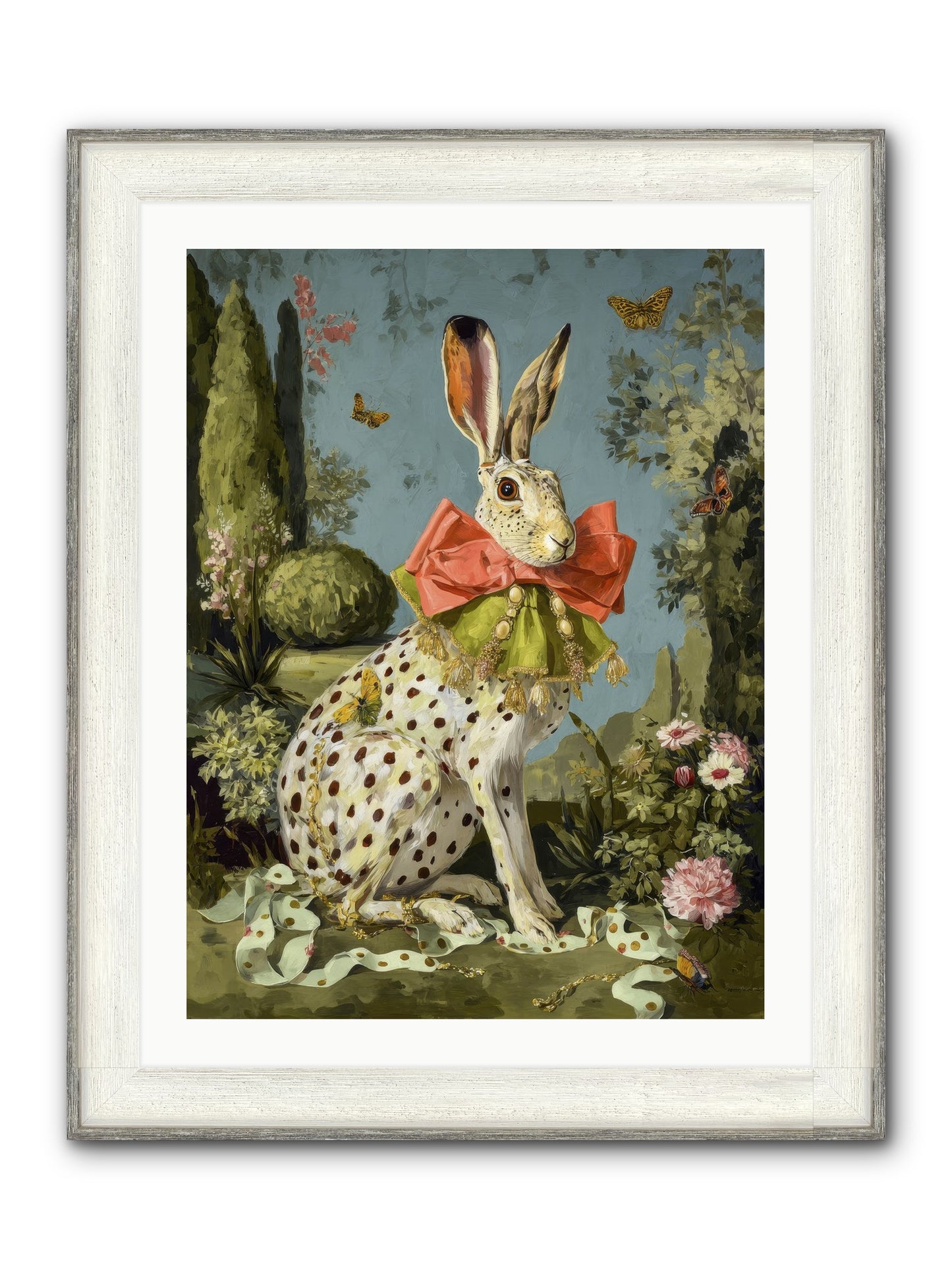 The Wistful Tapestry No.2 Framed Print - Driftwood White 24x32
