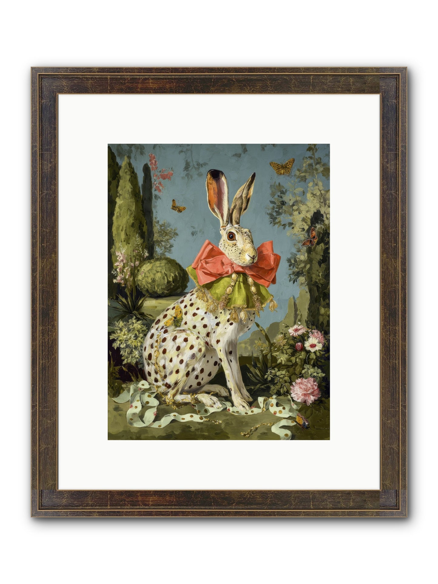 The Wistful Tapestry No.2 Framed Print - Slimwoods Black/Gold 9x12
