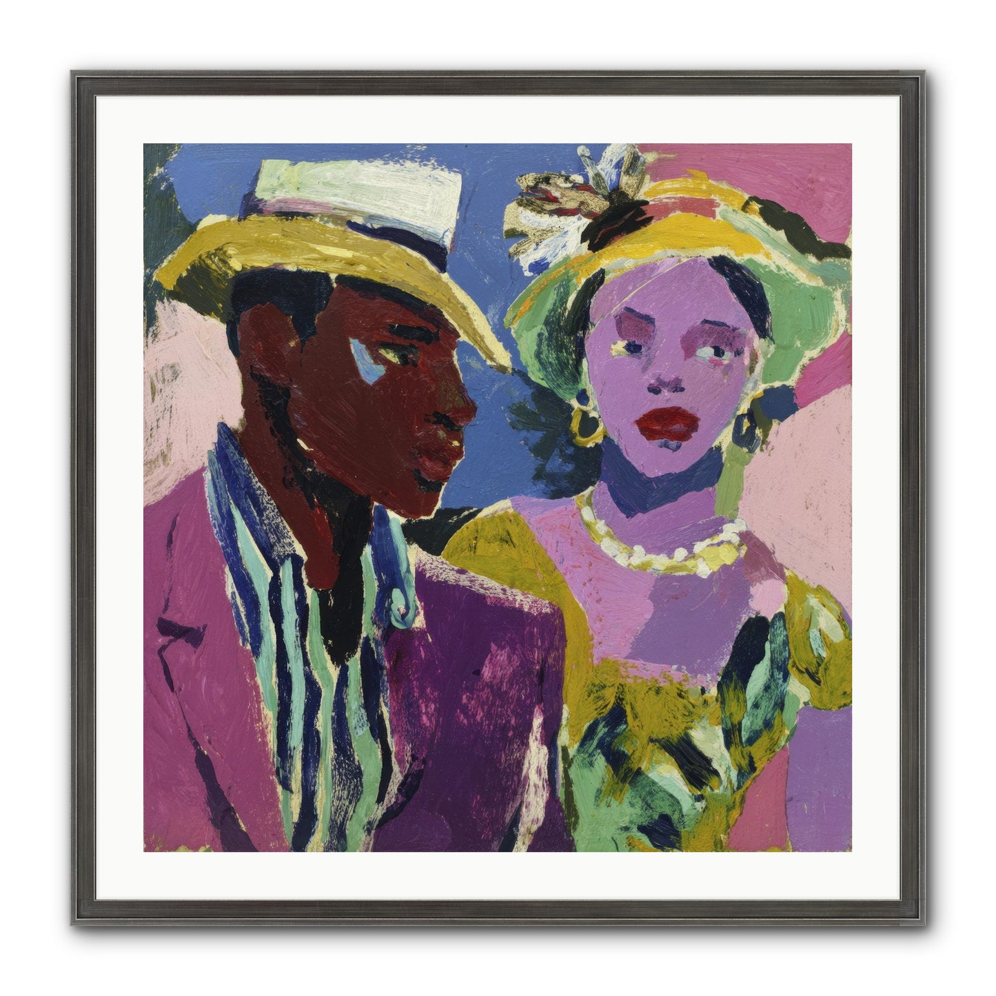 The Woman Who Bloomed Framed Print - Slimwoods Black/Silver 30x30