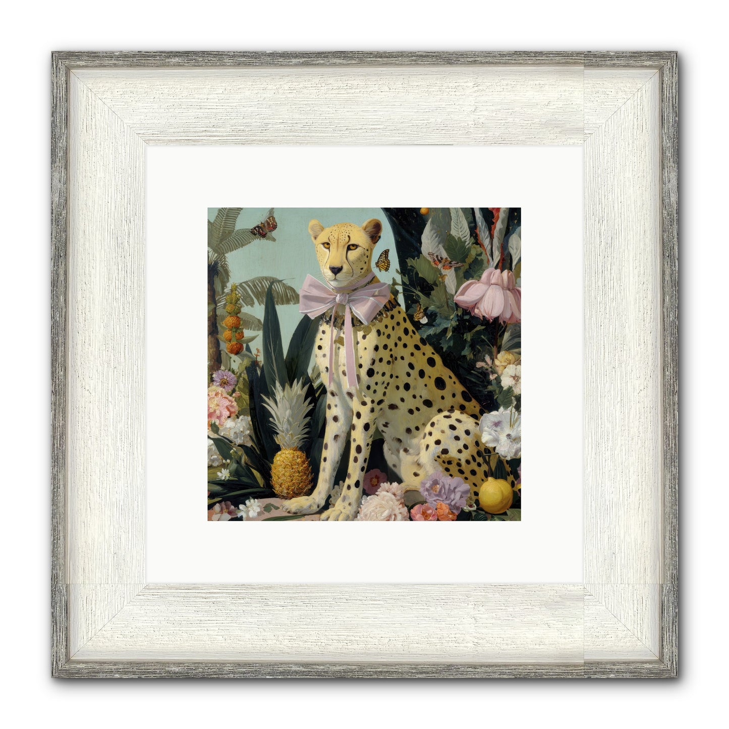 The Wonder Of Silver Dawn Framed Print - Driftwood White 10x10