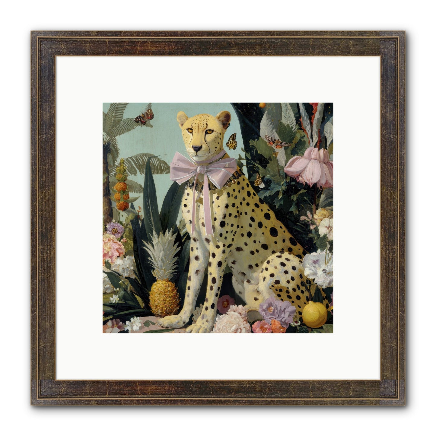 The Wonder Of Silver Dawn Framed Print - Slimwoods Black/Gold 10x10
