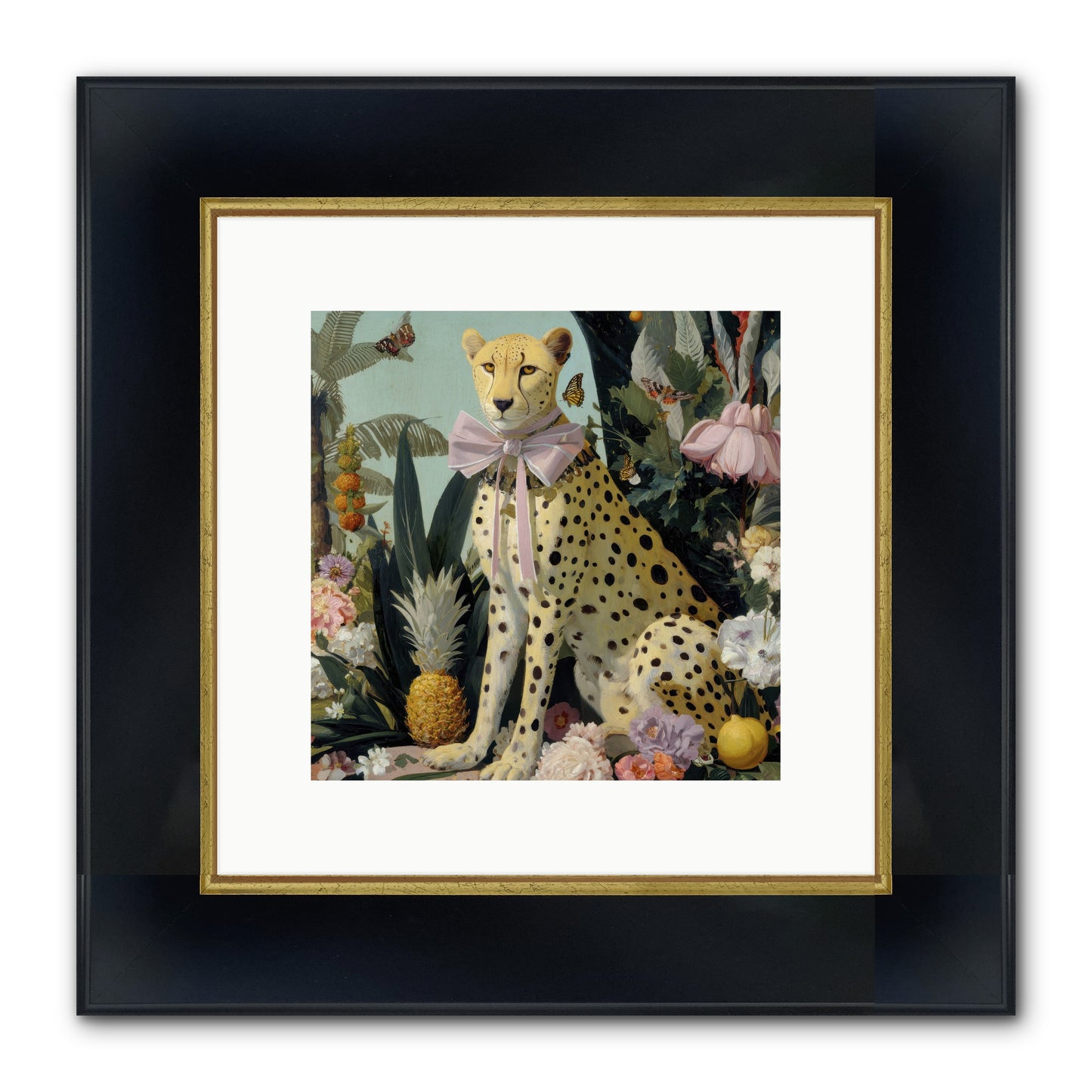 The Wonder Of Silver Dawn Framed Print - Wide Black w/Gold 10x10