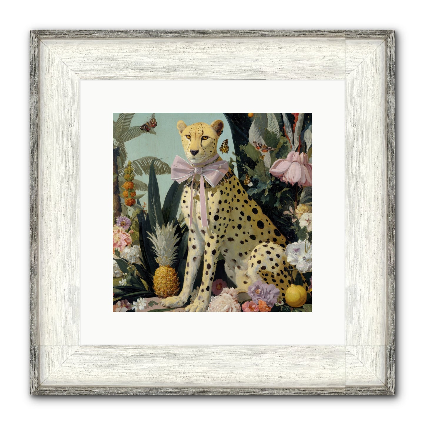 The Wonder Of Silver Dawn Framed Print - Driftwood White 12x12