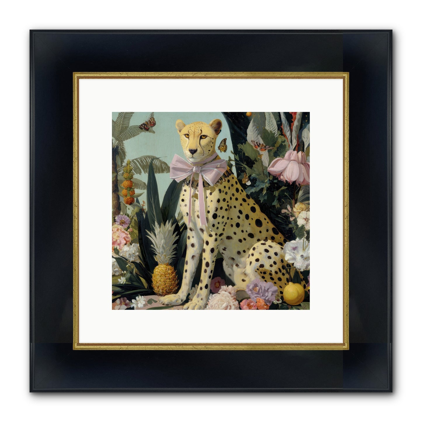 The Wonder Of Silver Dawn Framed Print - Wide Black w/Gold 12x12