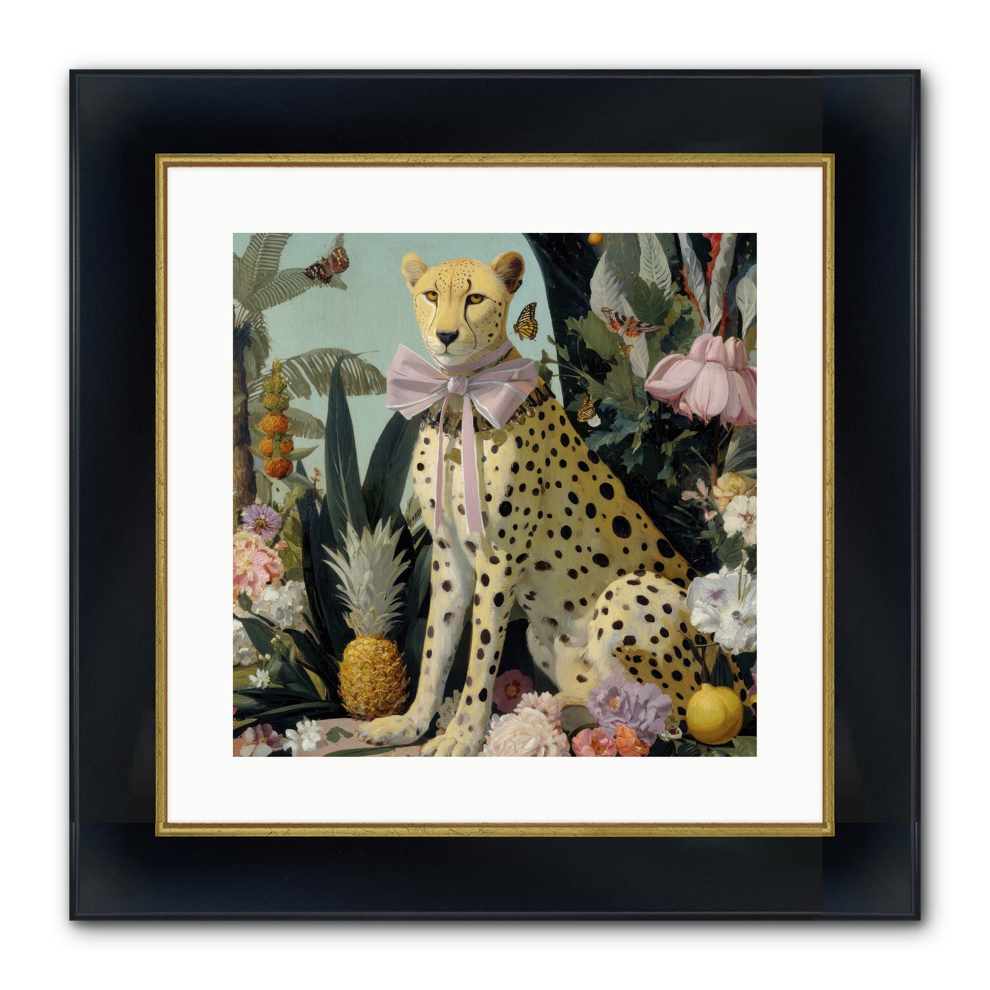 The Wonder Of Silver Dawn Framed Print - Wide Black w/Gold 16x16