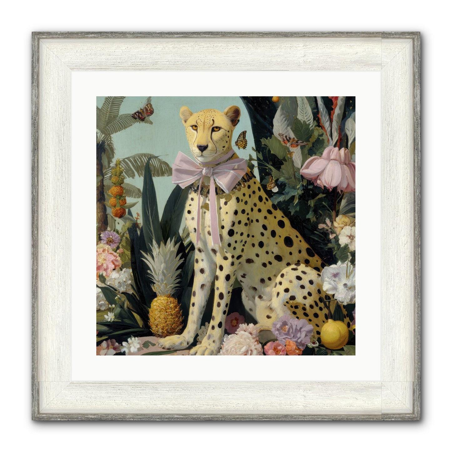 The Wonder Of Silver Dawn Framed Print - Driftwood White 20x20