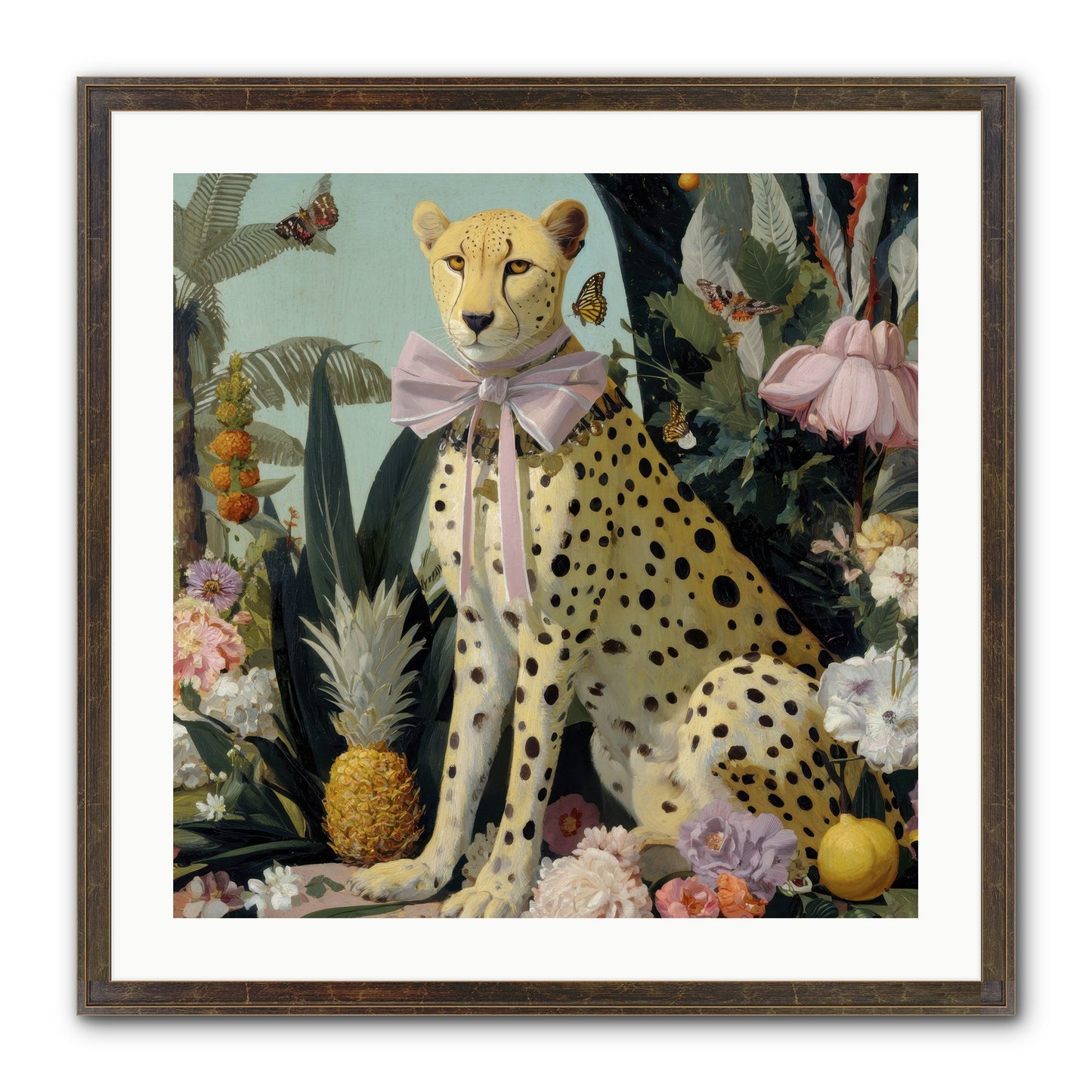 The Wonder Of Silver Dawn Framed Print - Slimwoods Black/Gold 24x24