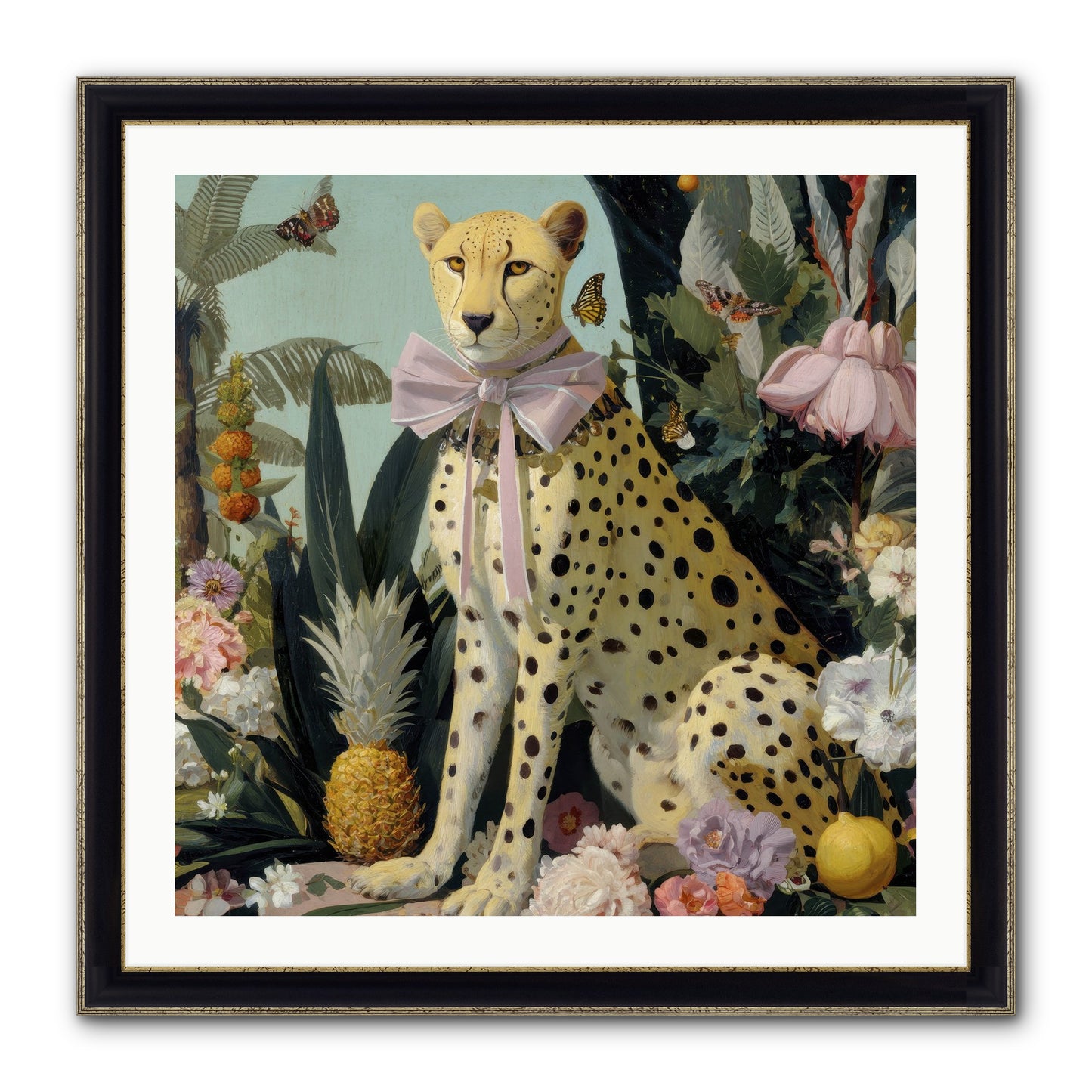 The Wonder Of Silver Dawn Framed Print - Black & Gold 30x30