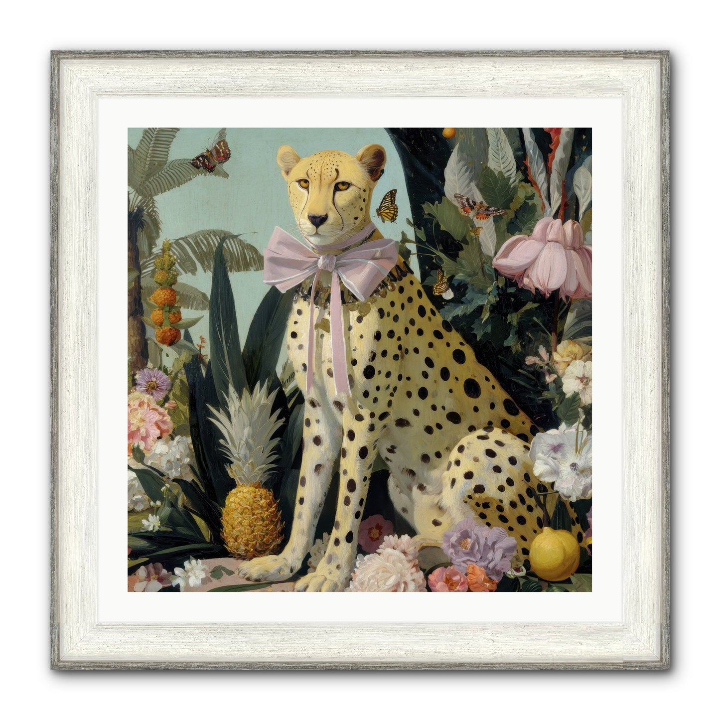 The Wonder Of Silver Dawn Framed Print - Driftwood White 30x30