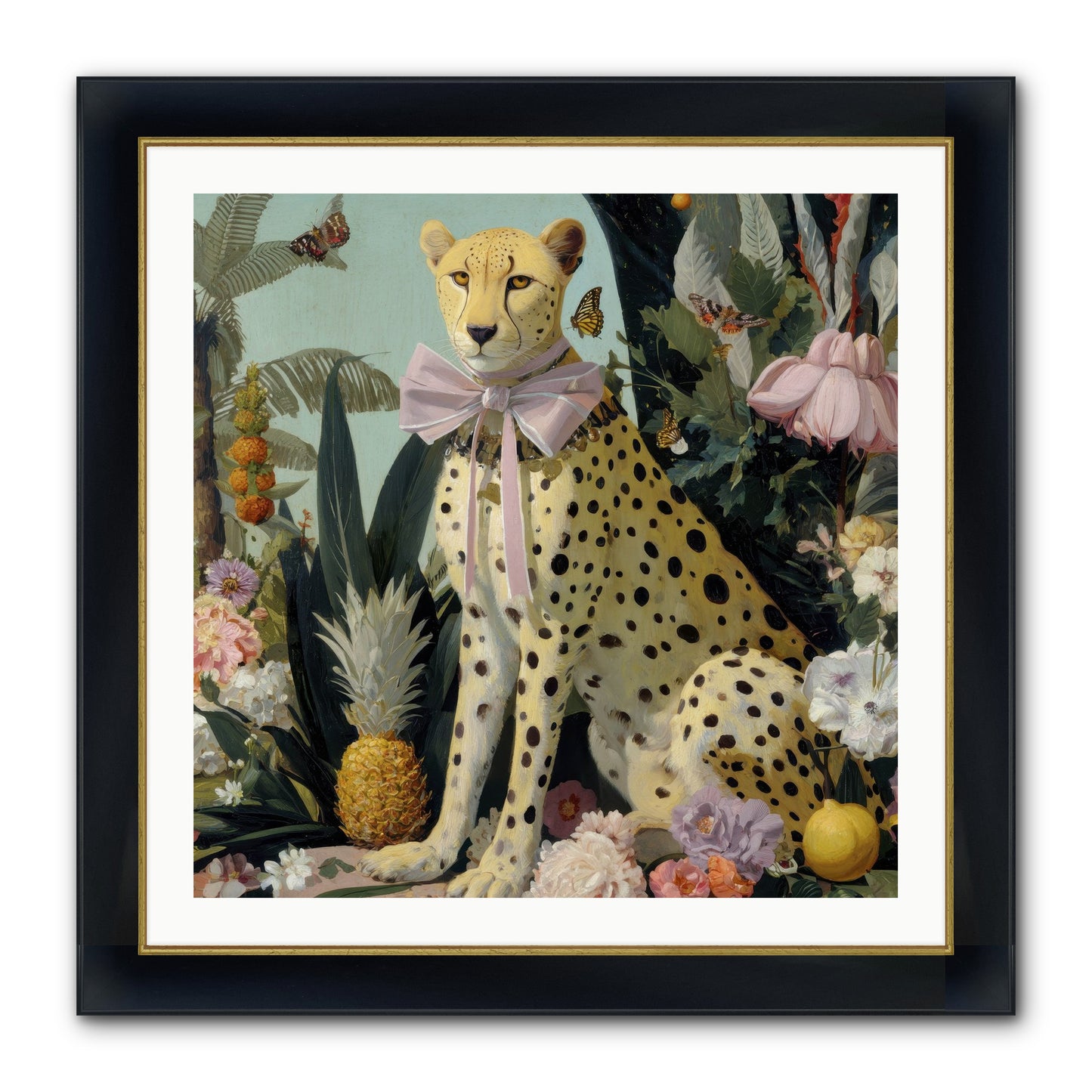 The Wonder Of Silver Dawn Framed Print - Wide Black w/Gold 30x30