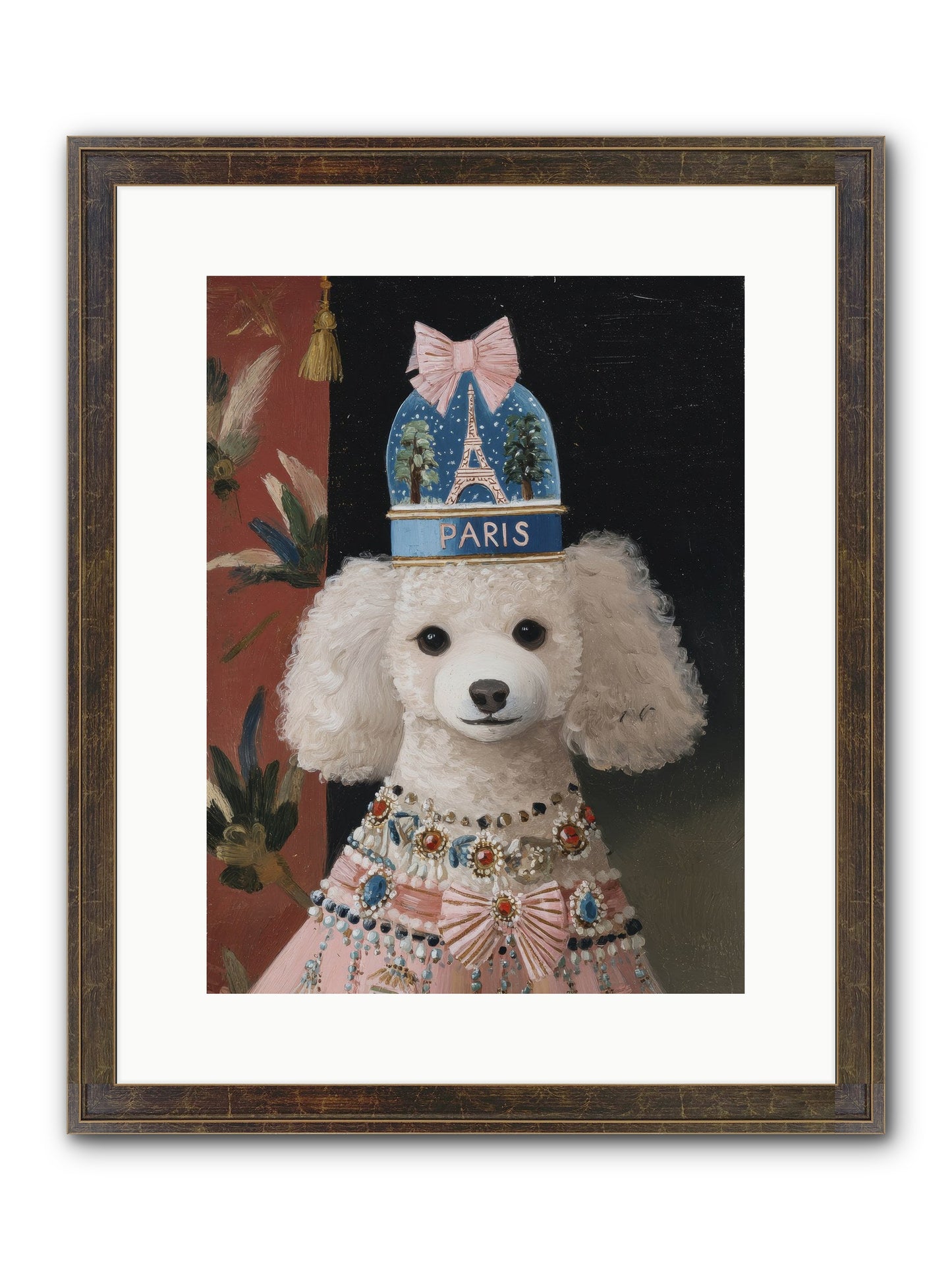 The Wondrous Unveiling Framed Print - Slimwoods Black/Gold 12x16