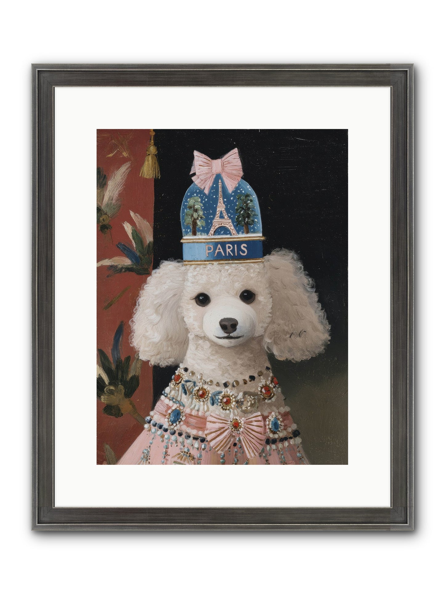 The Wondrous Unveiling Framed Print - Slimwoods Black/Silver 12x16