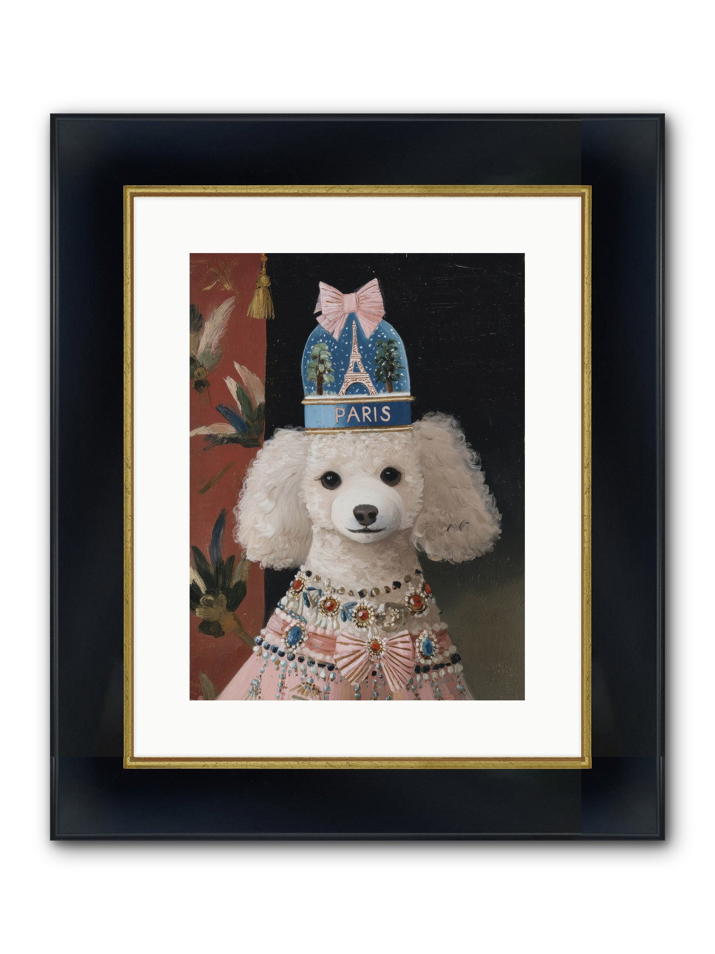 The Wondrous Unveiling Framed Print - Wide Black w/Gold 12x16