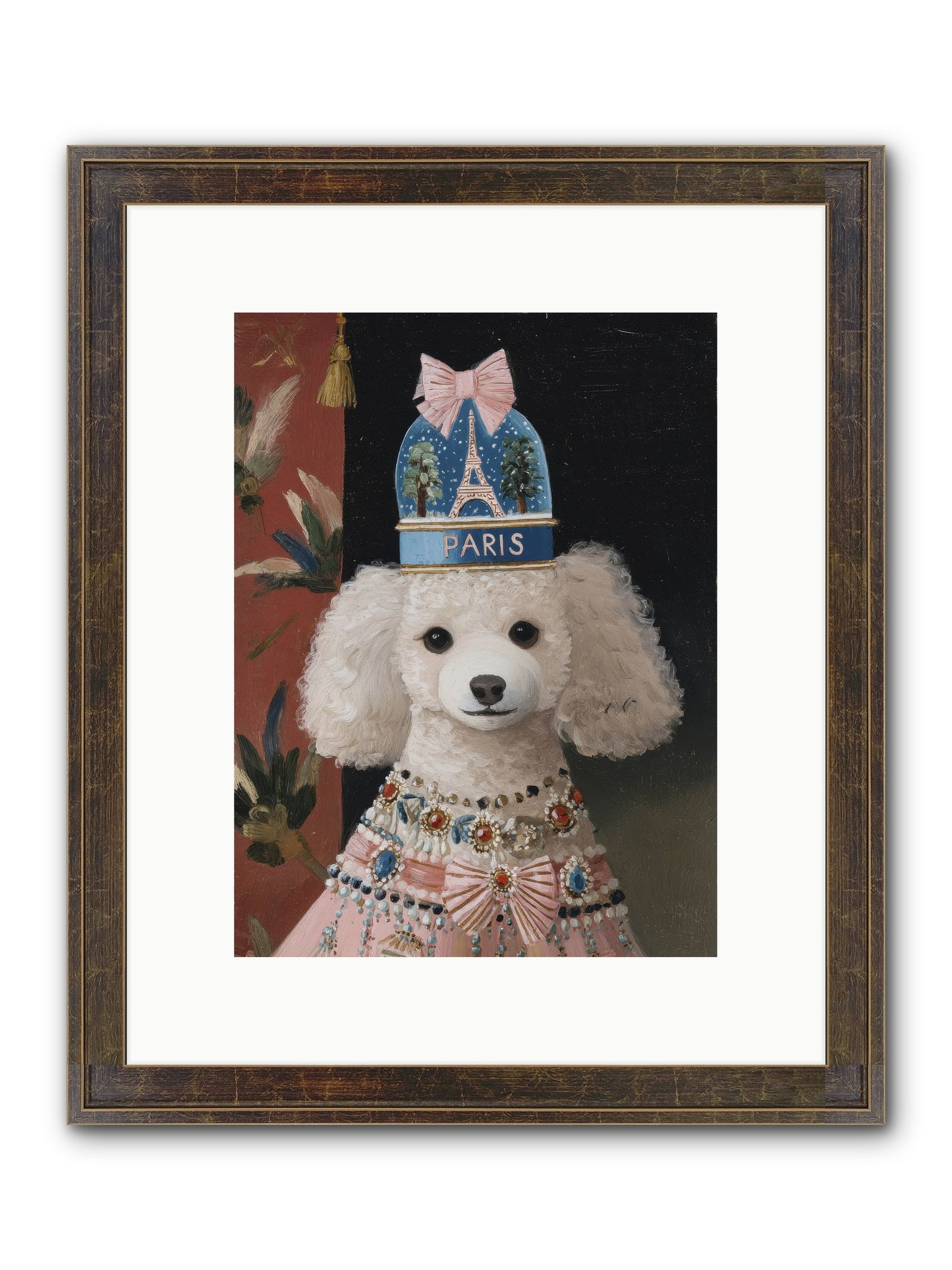 The Wondrous Unveiling Framed Print - Slimwoods Black/Gold 9x12