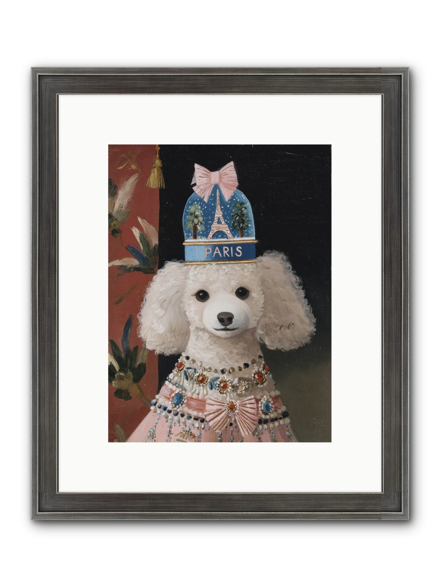 The Wondrous Unveiling Framed Print - Slimwoods Black/Silver 9x12