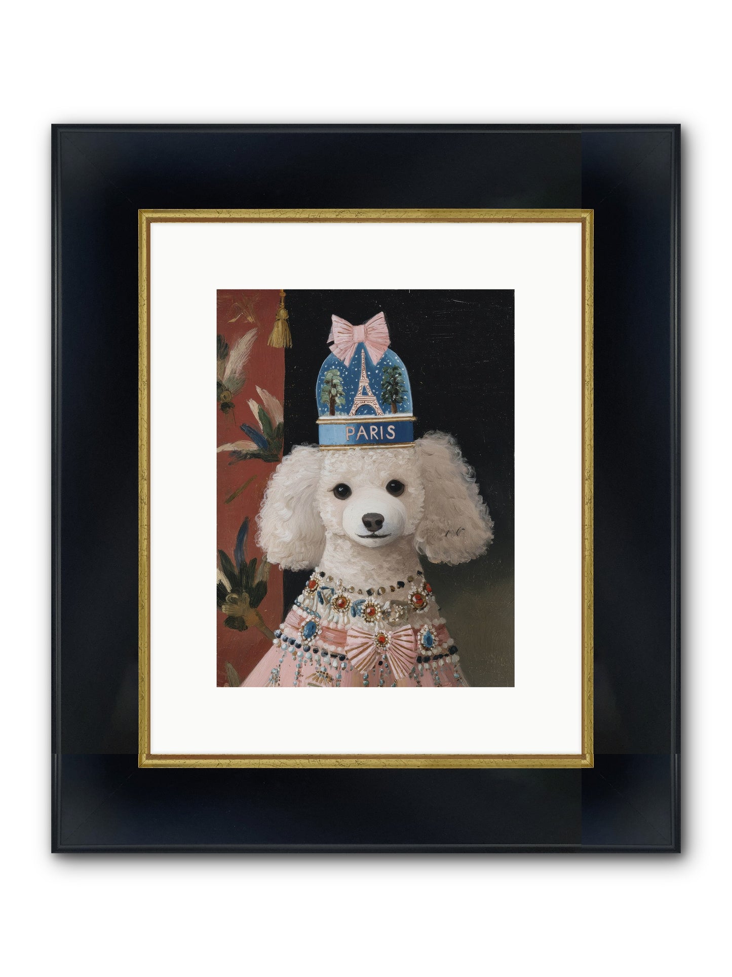 The Wondrous Unveiling Framed Print - Wide Black w/Gold 9x12