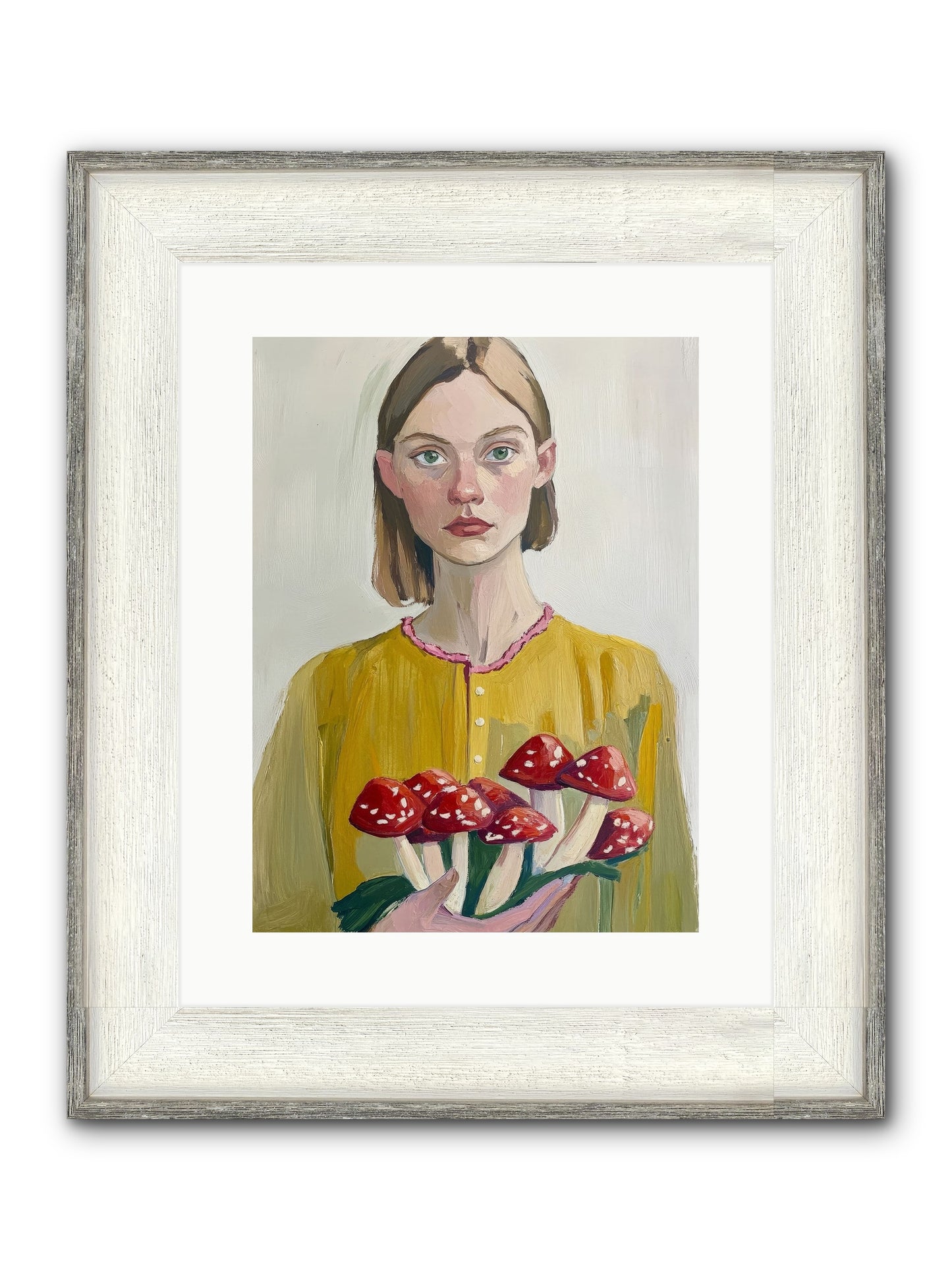 The Woodlands Guide Framed Print - Driftwood White 12x16