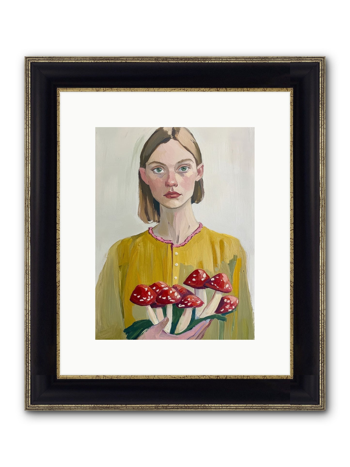 The Woodlands Guide Framed Print - Black & Gold 9x12