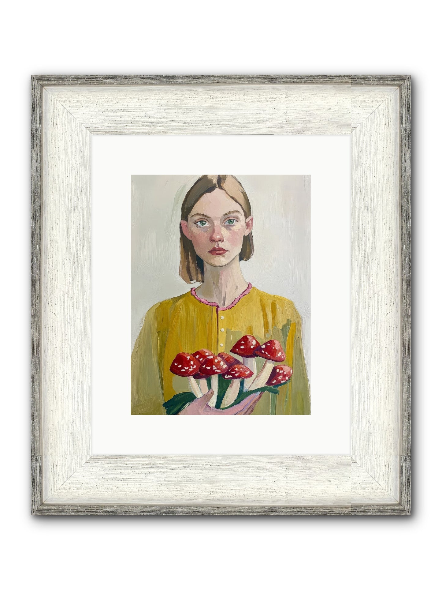 The Woodlands Guide Framed Print - Driftwood White 9x12