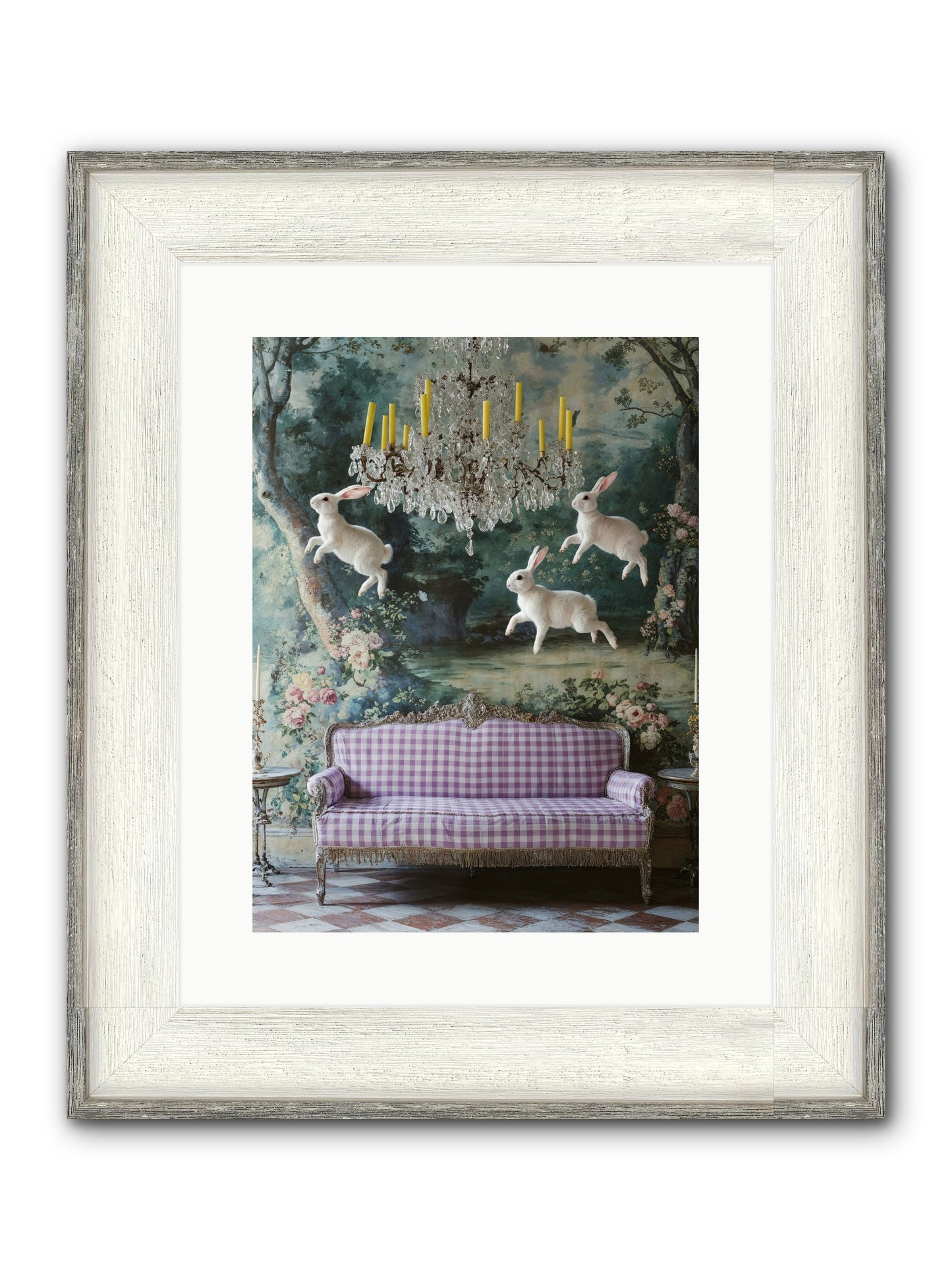 Theater Of Morning Light Framed Print - Driftwood White 12x16