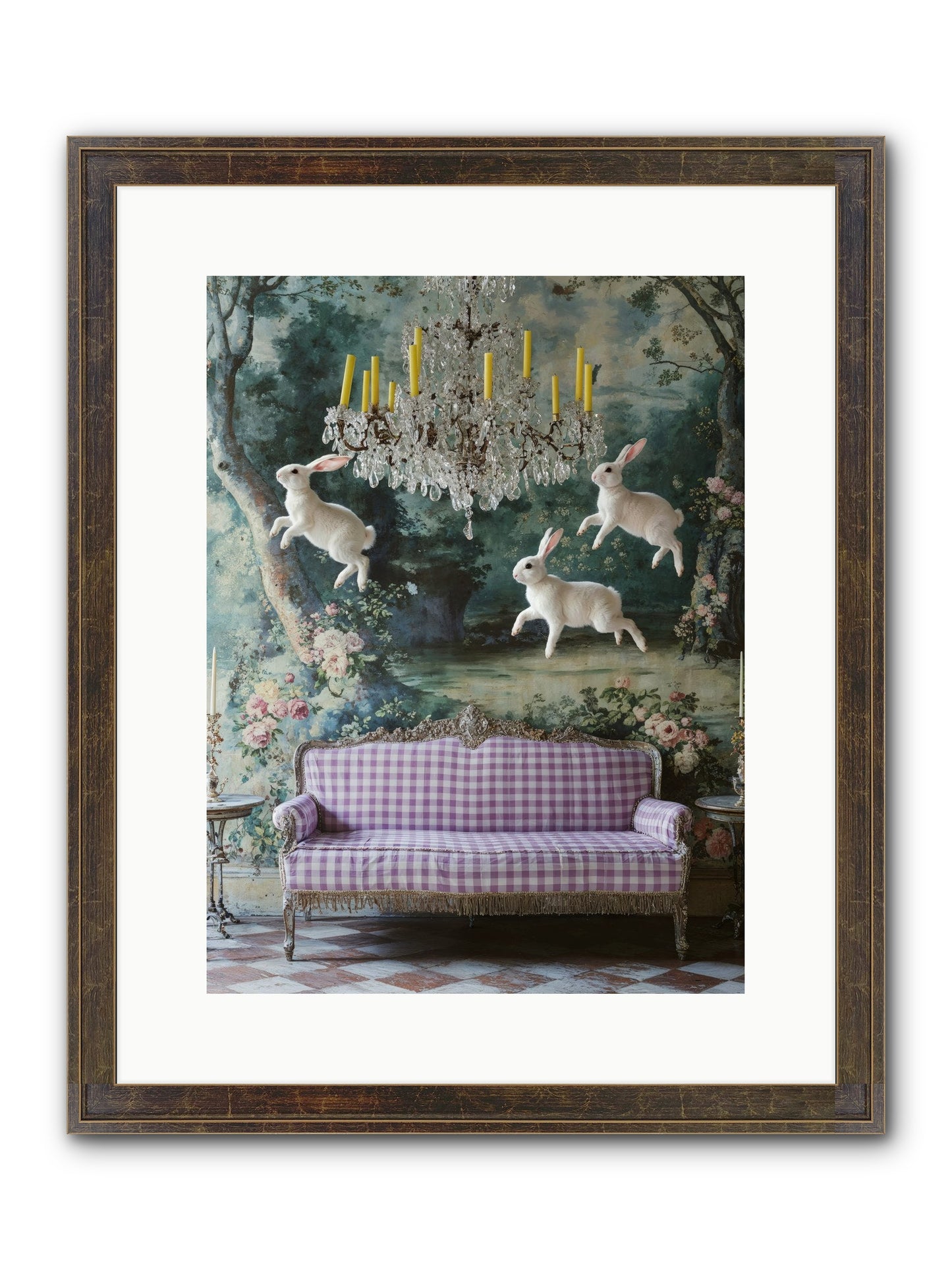Theater Of Morning Light Framed Print - Slimwoods Black/Gold 12x16