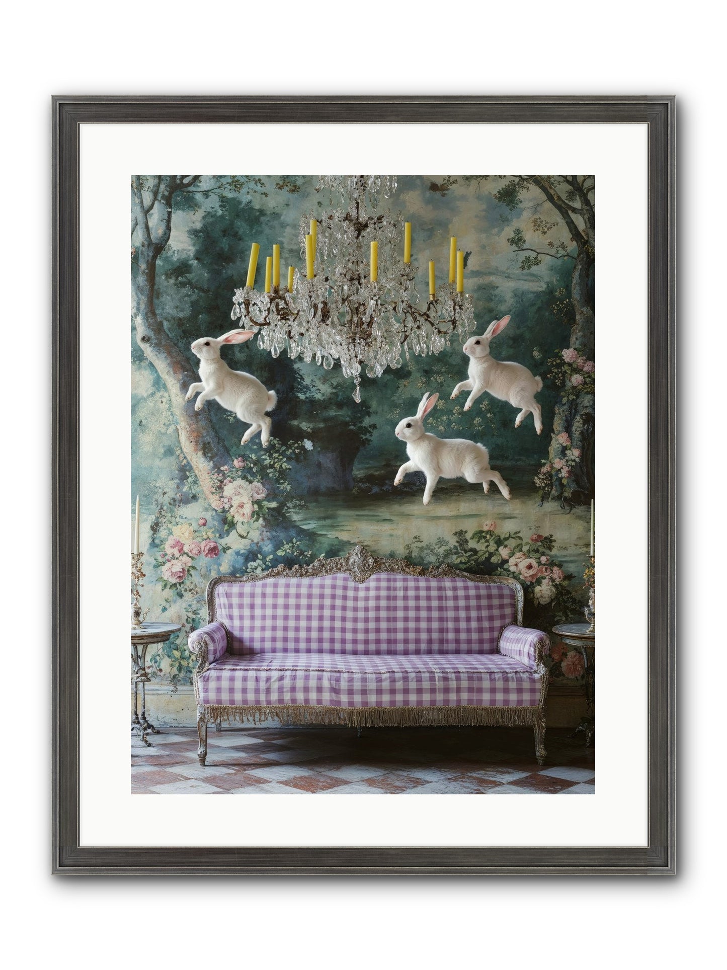 Theater Of Morning Light Framed Print - Slimwoods Black/Silver 18x24
